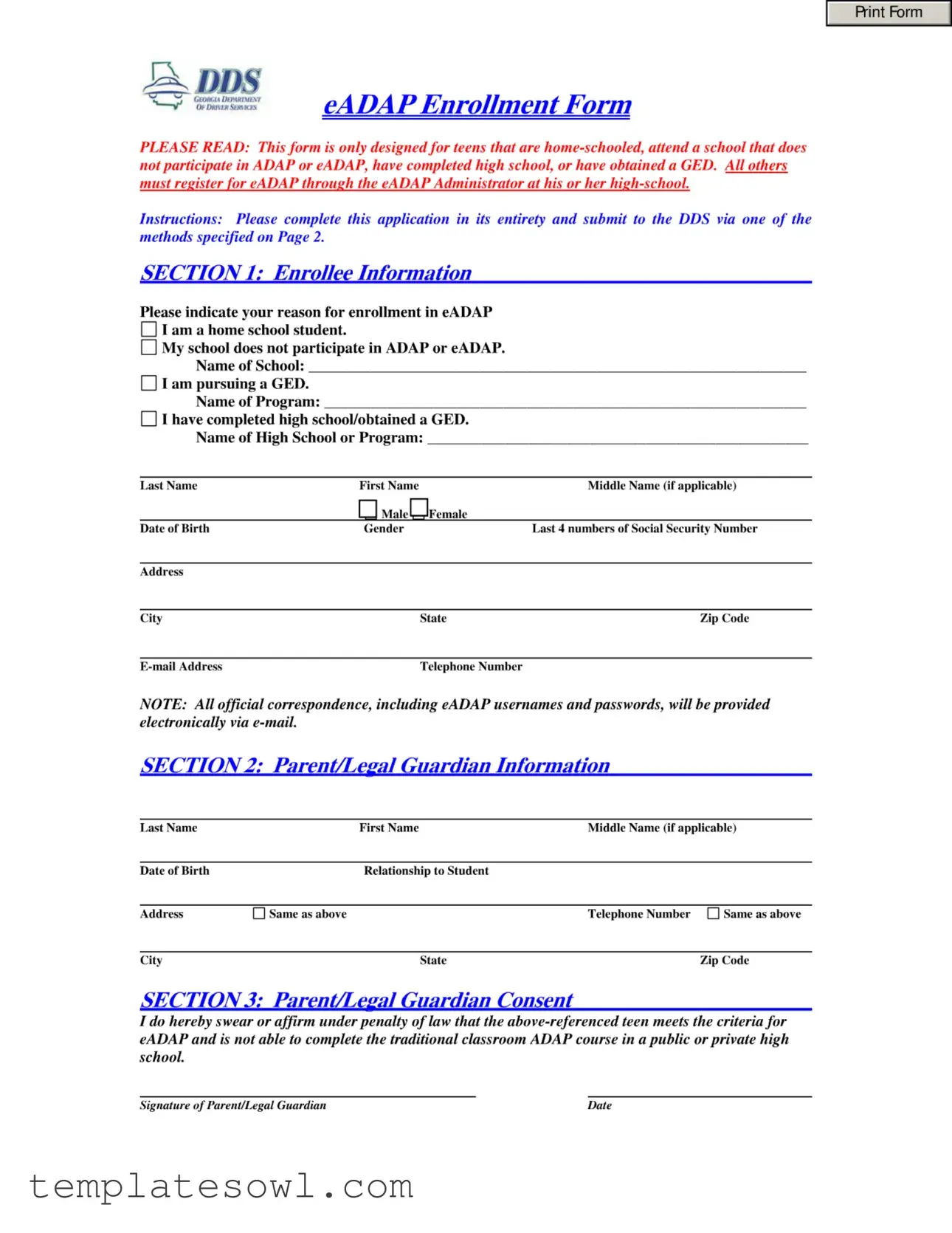 Fill Out Your Eagle Scout Fundraising Form