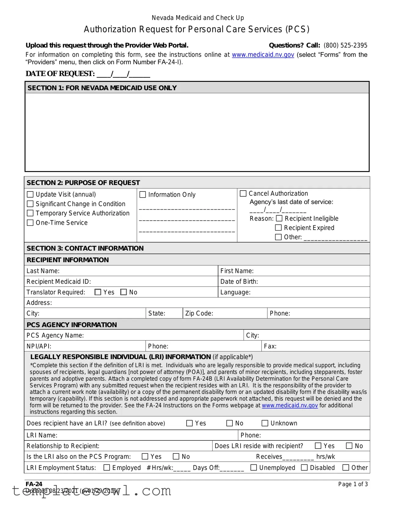 Fill Out Your Fa 24 Form