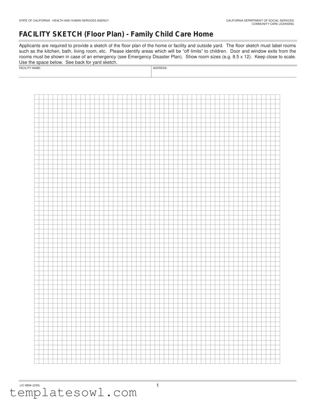 Fill Out Your Family Child Care Application Form