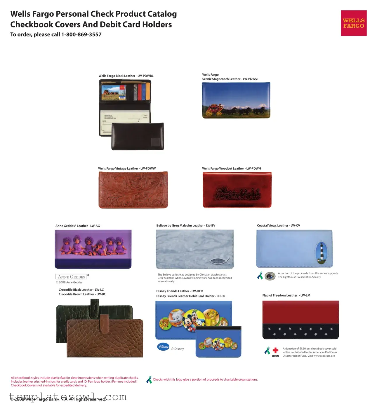 Fill Out Your Fargo Leather Checkbook Covers Form