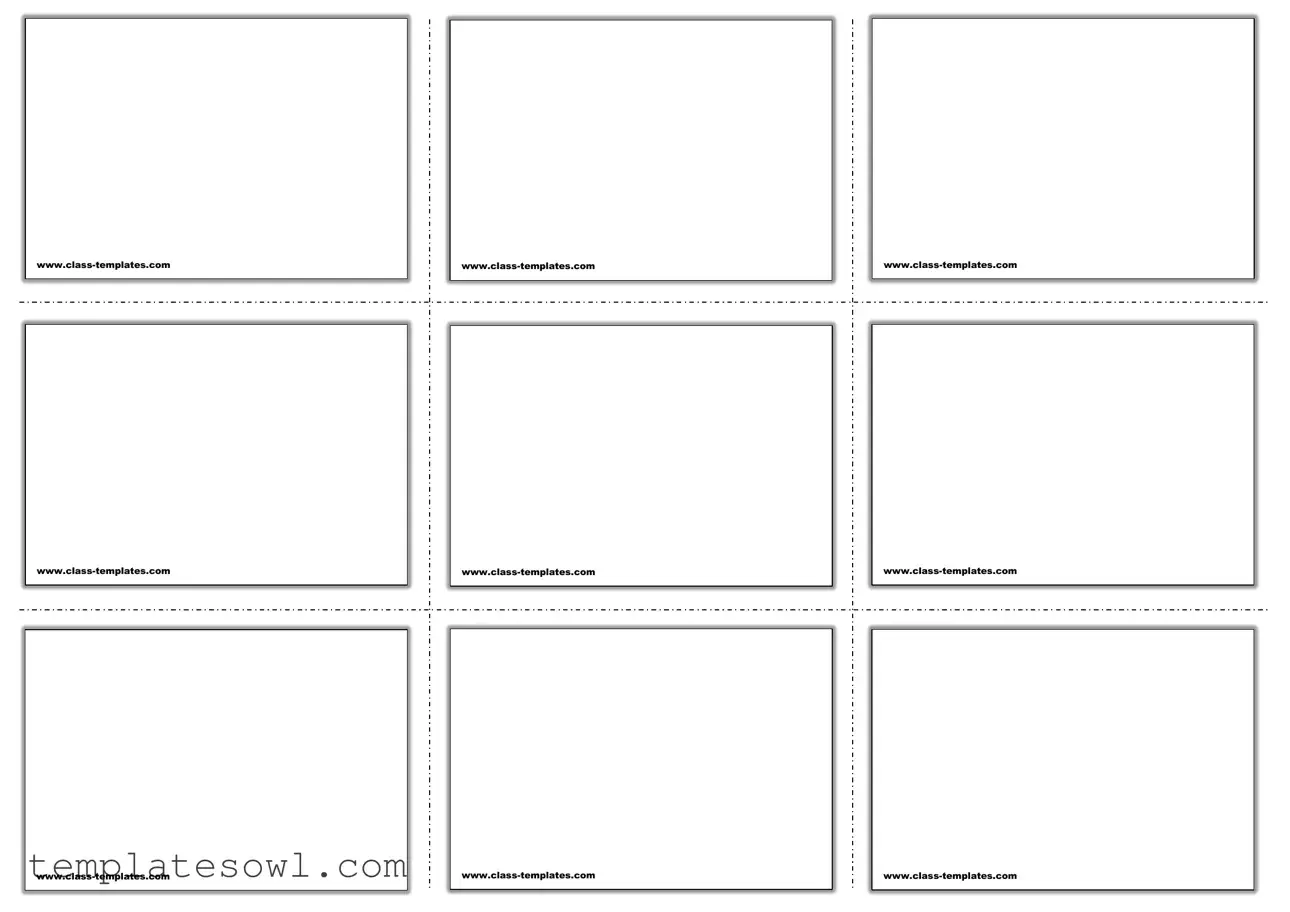 Fill Out Your Flash Card Form