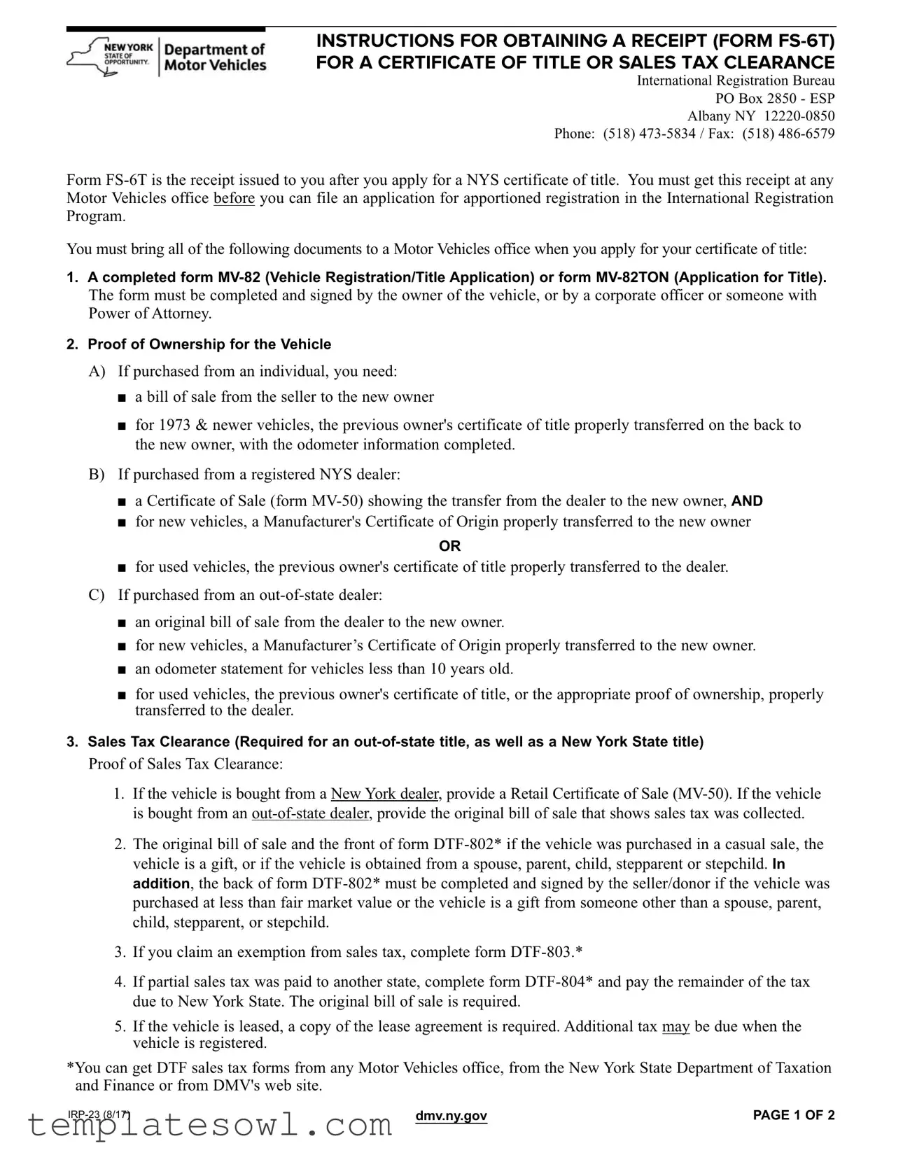Fill Out Your Fs 6T Form