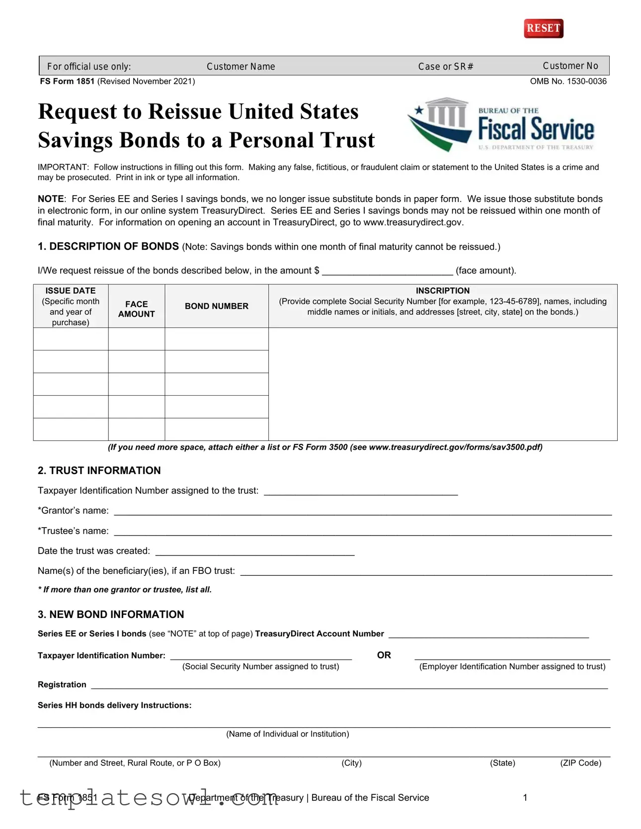 Fill Out Your Fs Form1851 Form