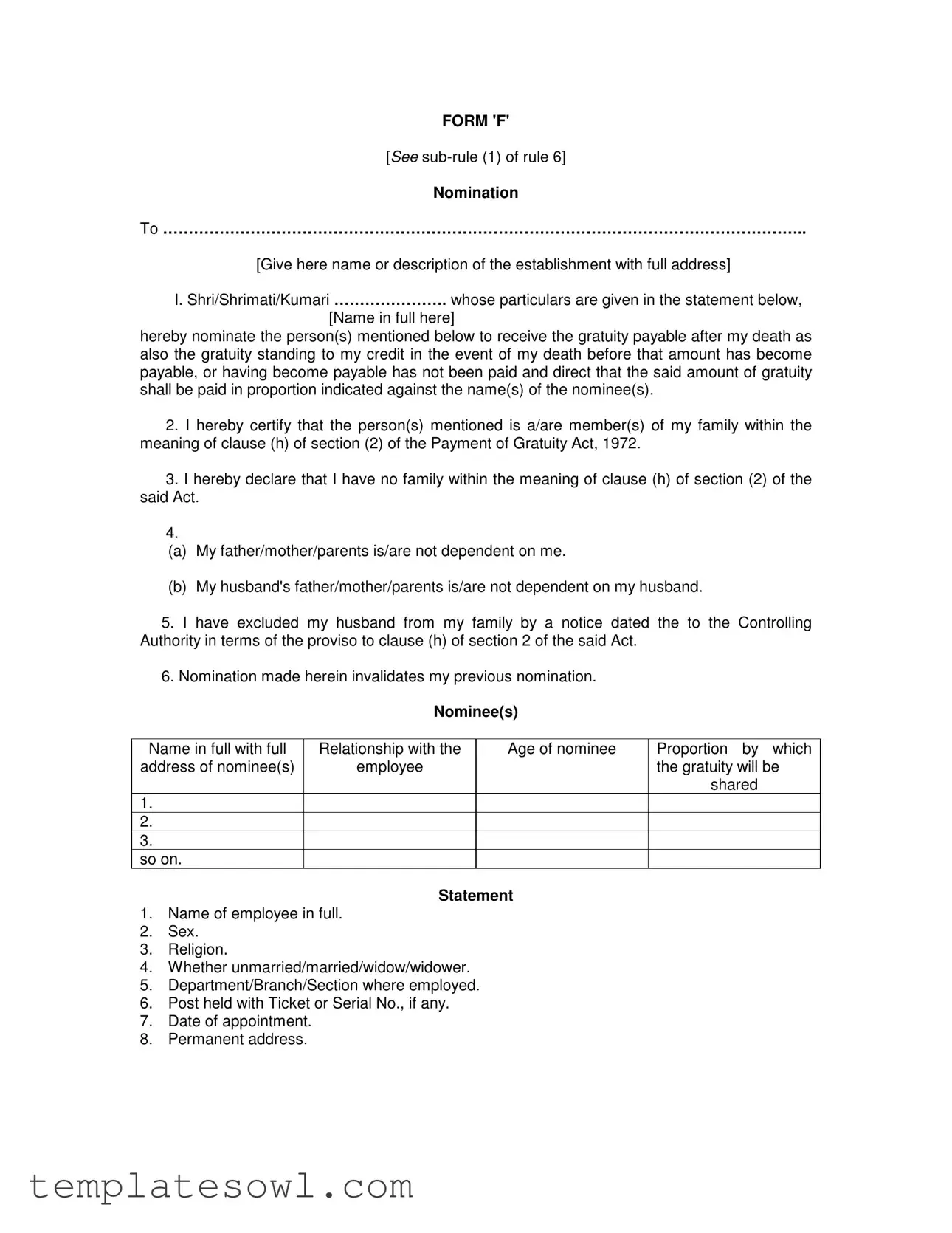 Fill Out Your Gratuity Form