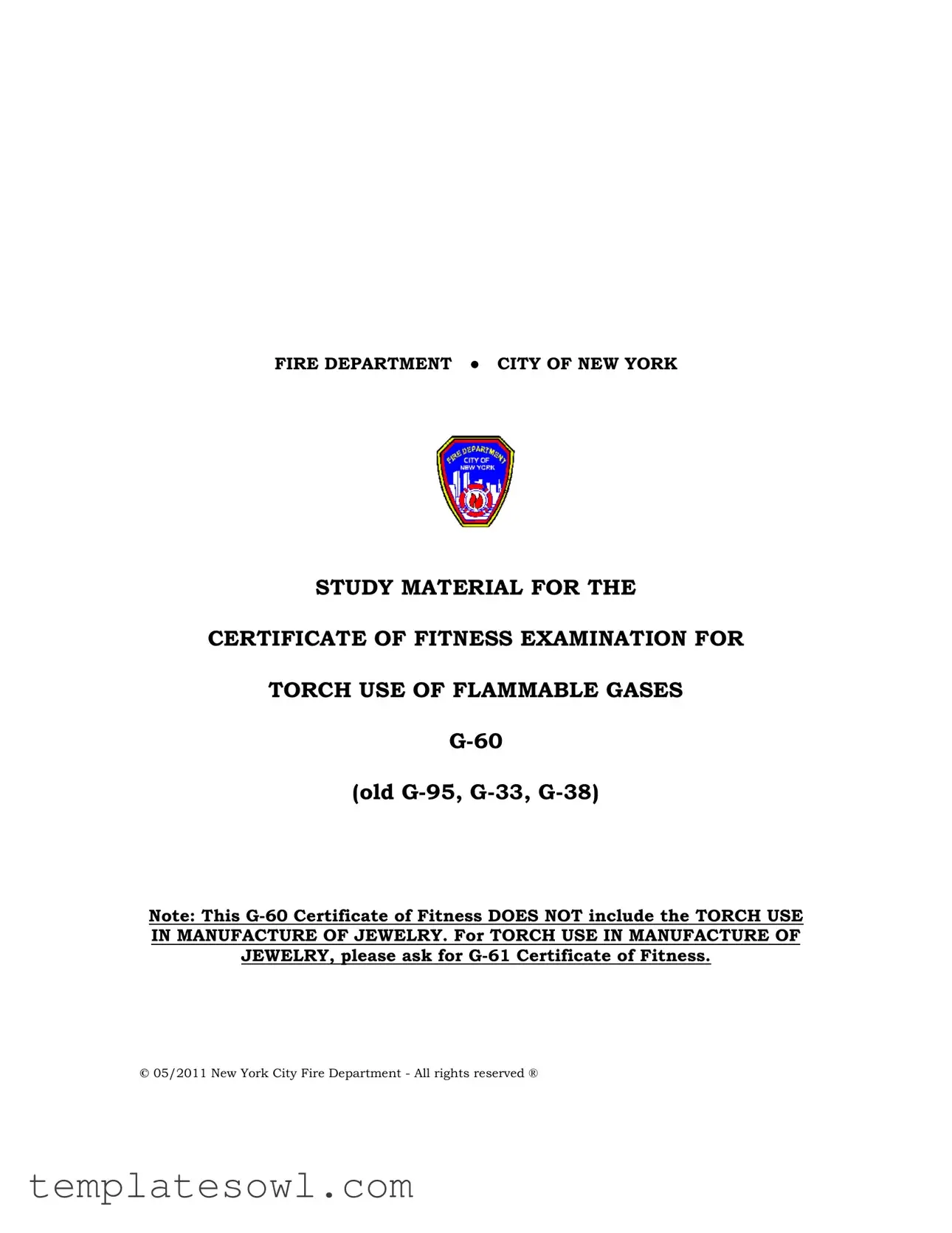 Fill Out Your Hot Work License Nyc Form