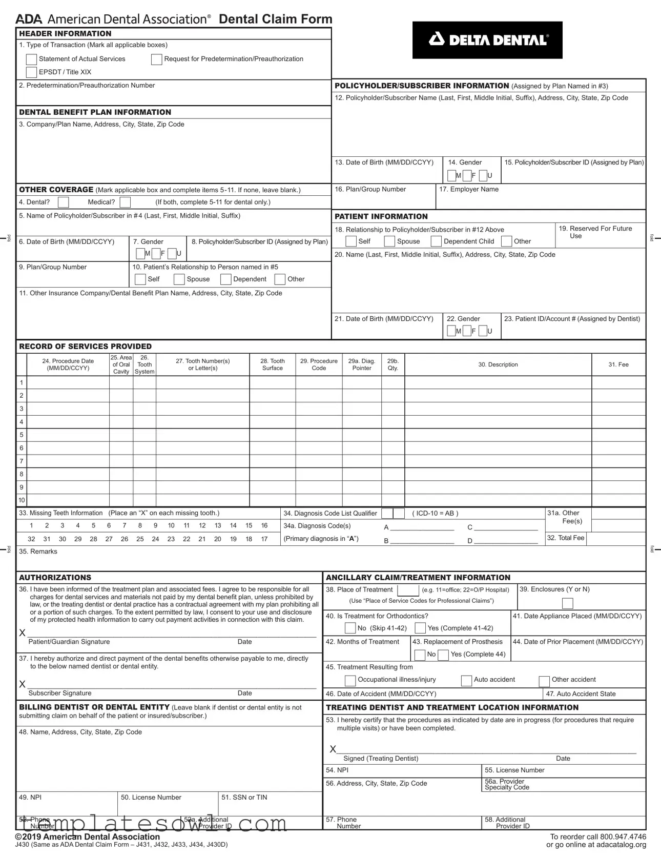 Fill Out Your Humana Dental Form