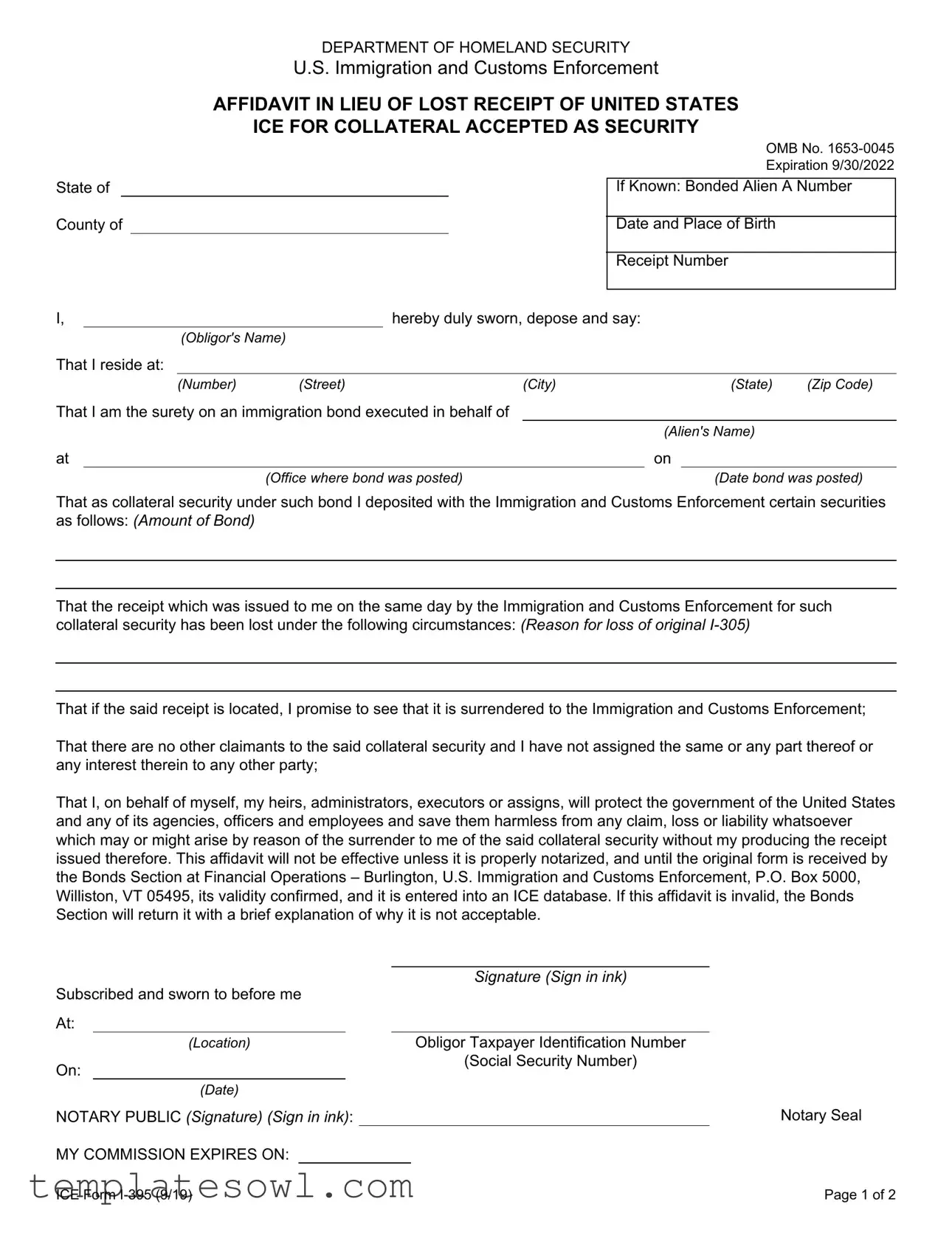 Fill Out Your I 305 Form