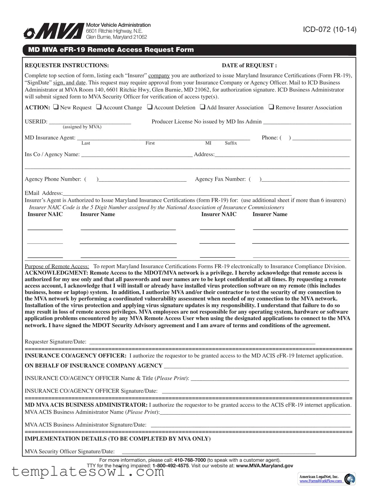 Fill Out Your Icd 072 Form