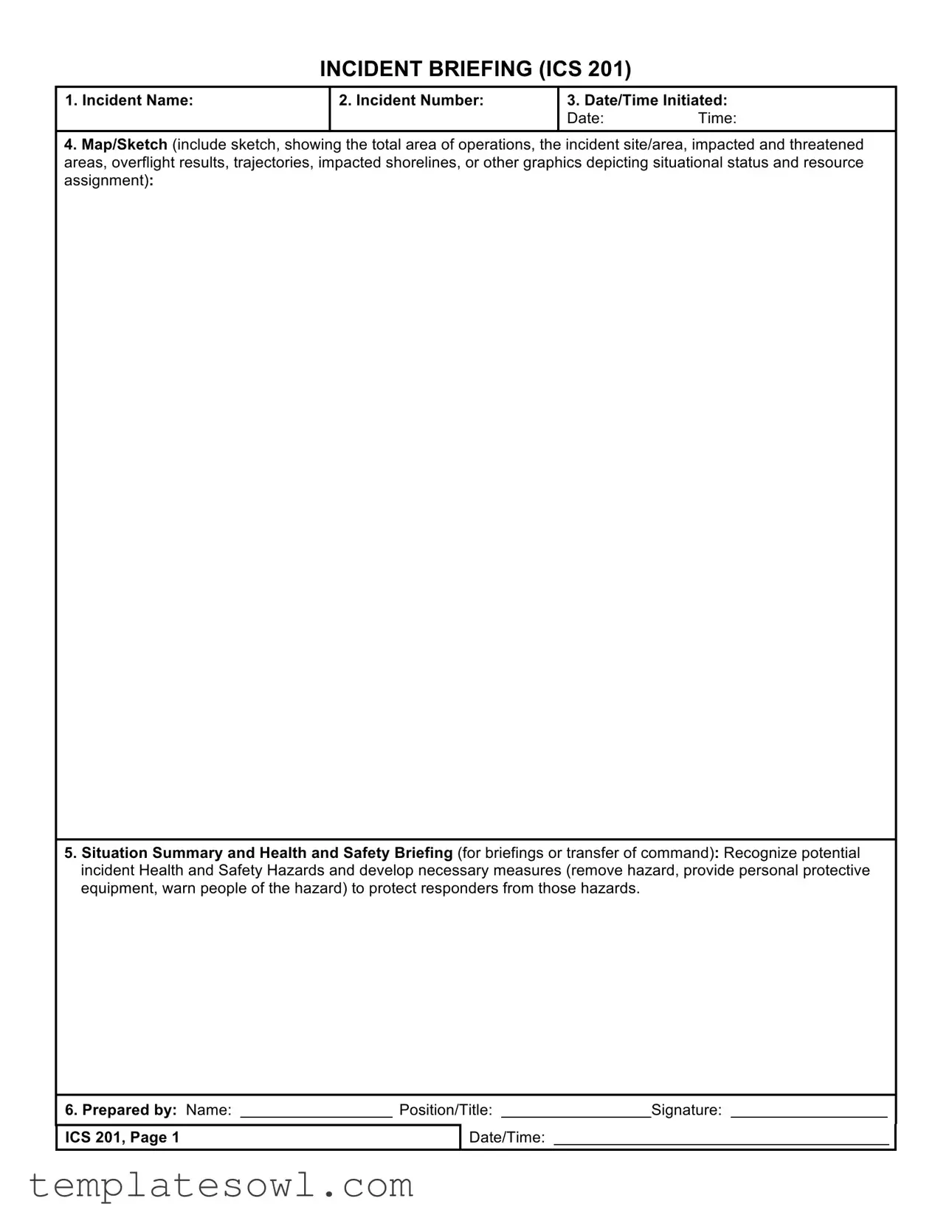 Fill Out Your Ics 201 Form