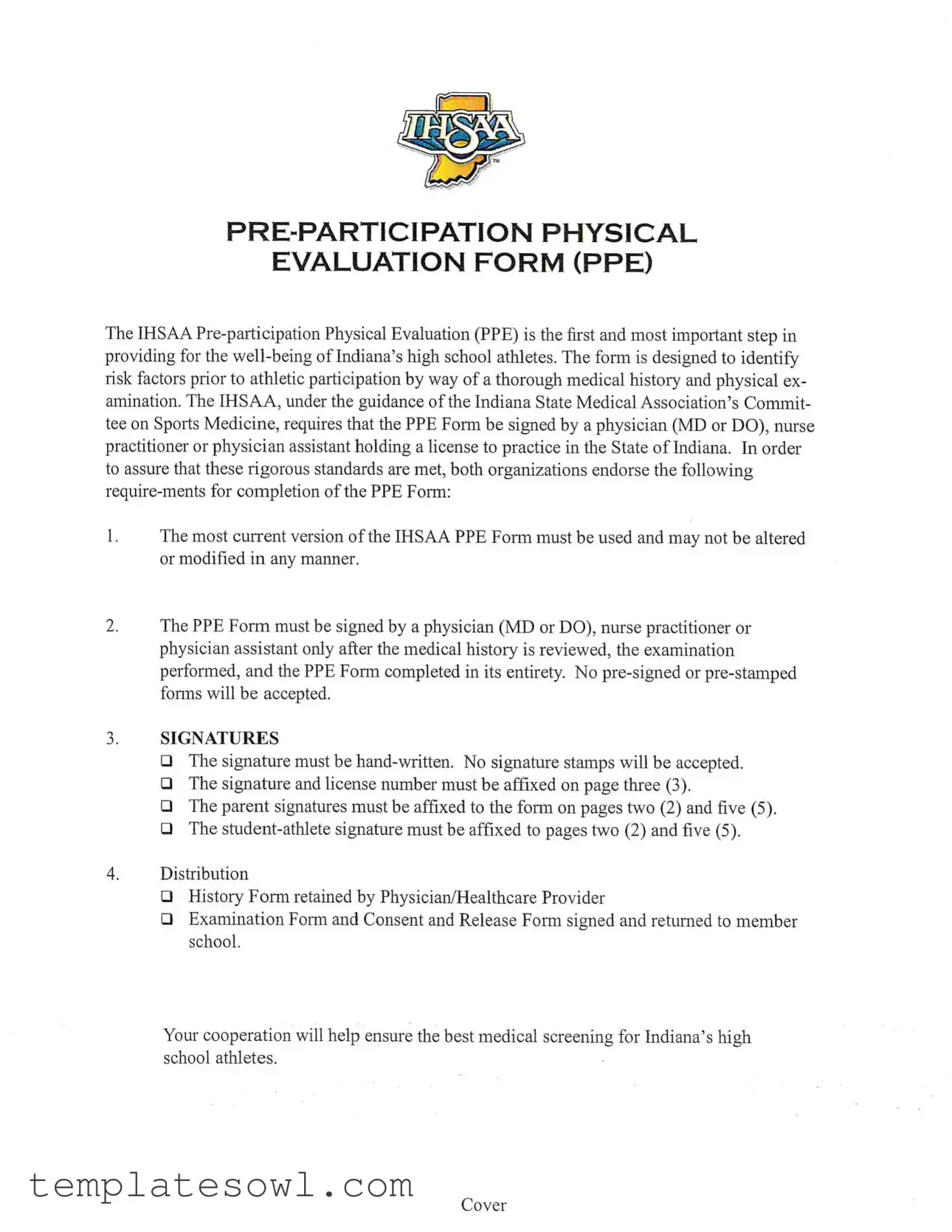 Fill Out Your Ihsaa Physical Form