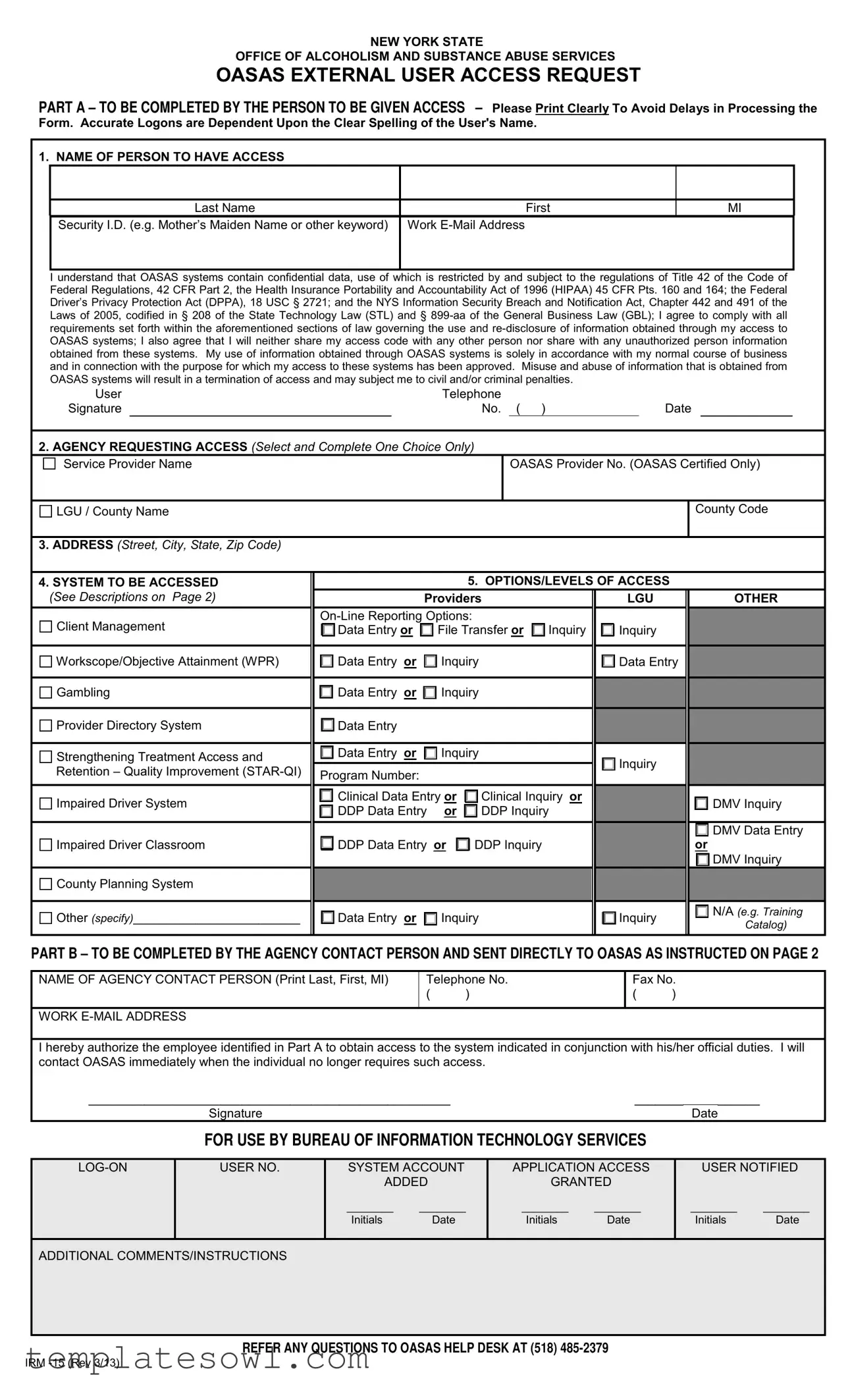 Fill Out Your Irm 15 Form