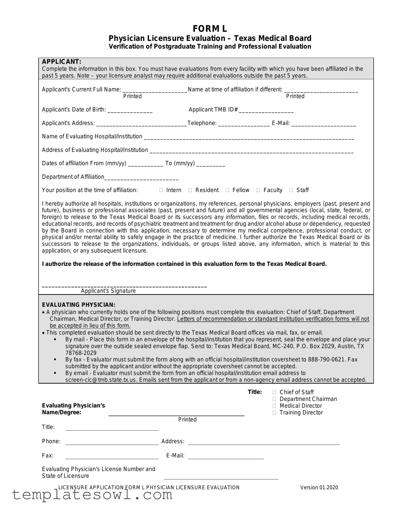 Fill Out Your L 1124 Form
