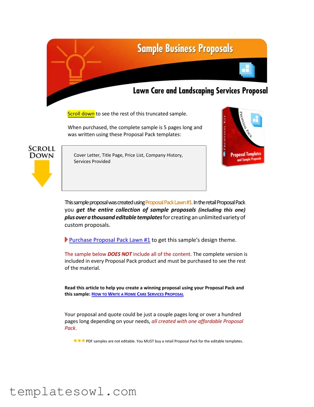 Fill Out Your Landscaping Proposal Form