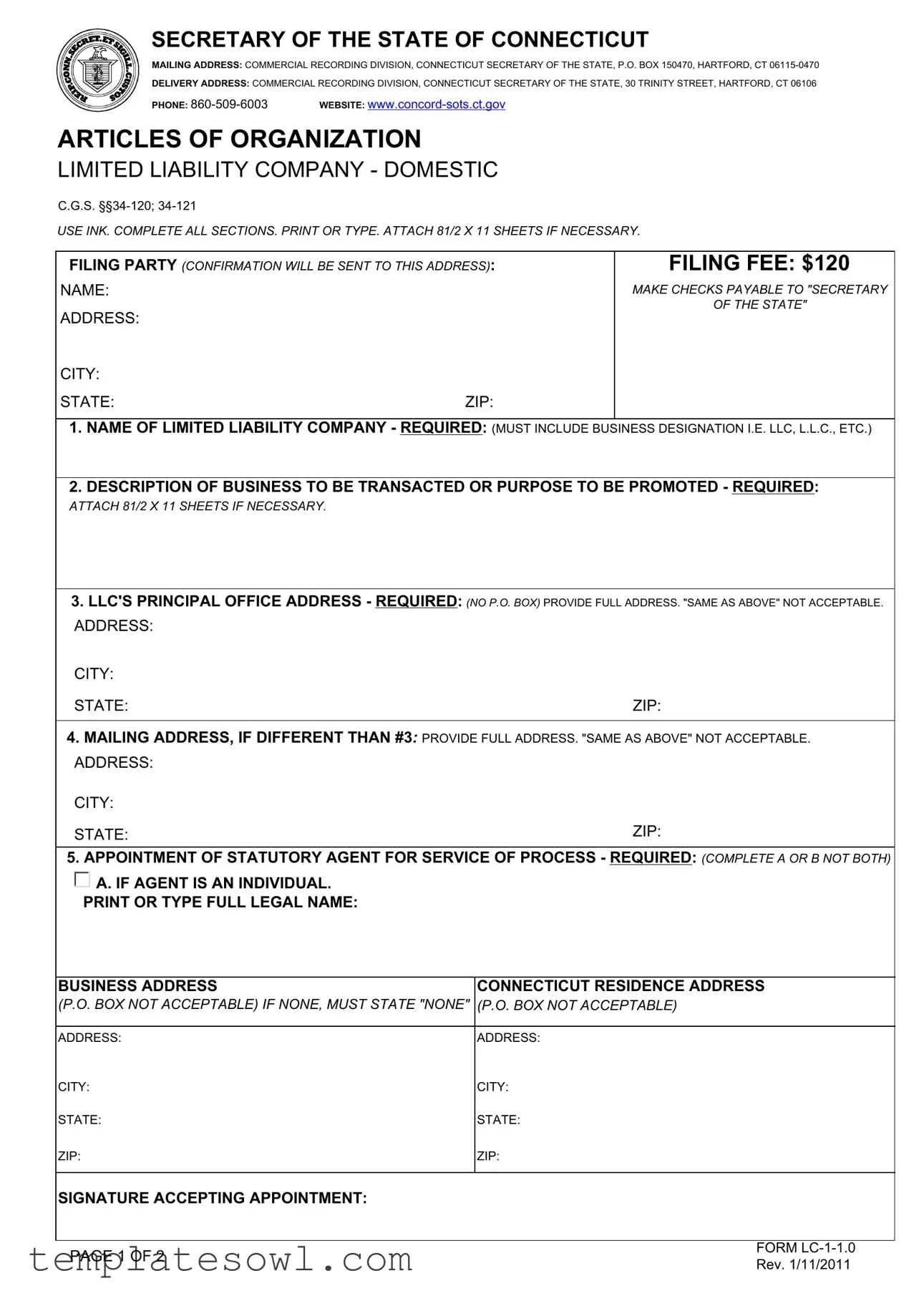 Fill Out Your Lc 1 1 0 Form
