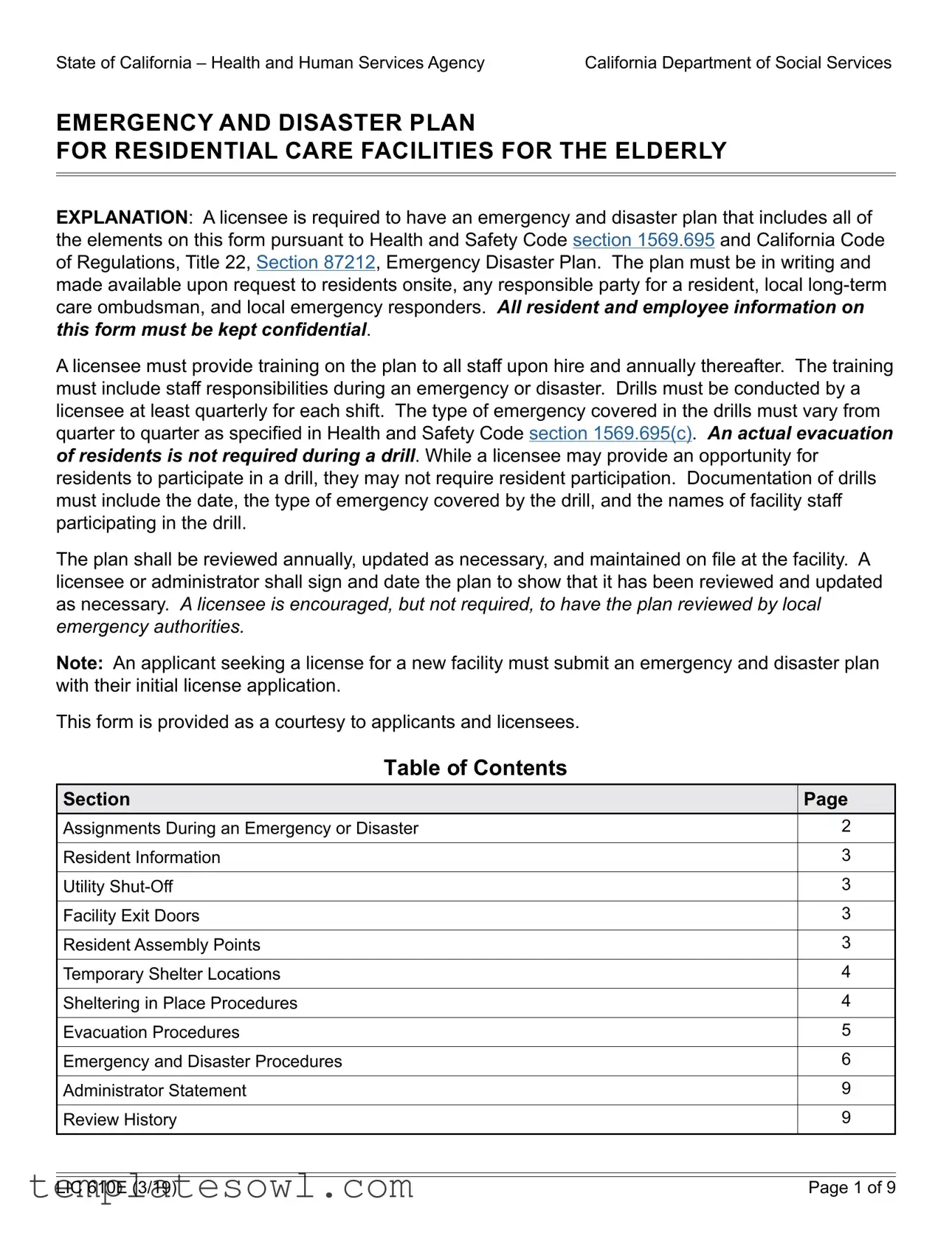 Fill Out Your Lic 610E Form