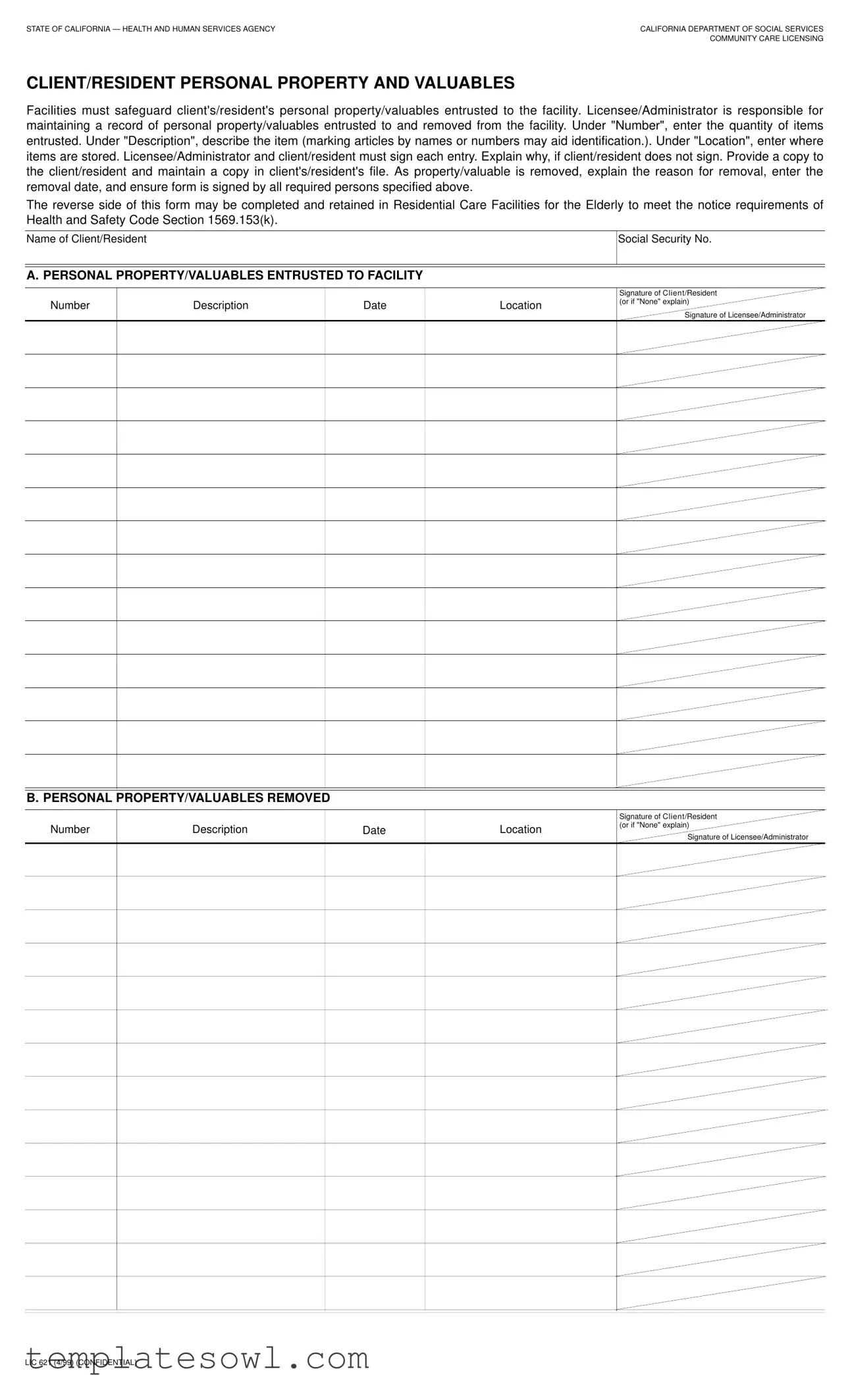 Fill Out Your Lic 621 Form