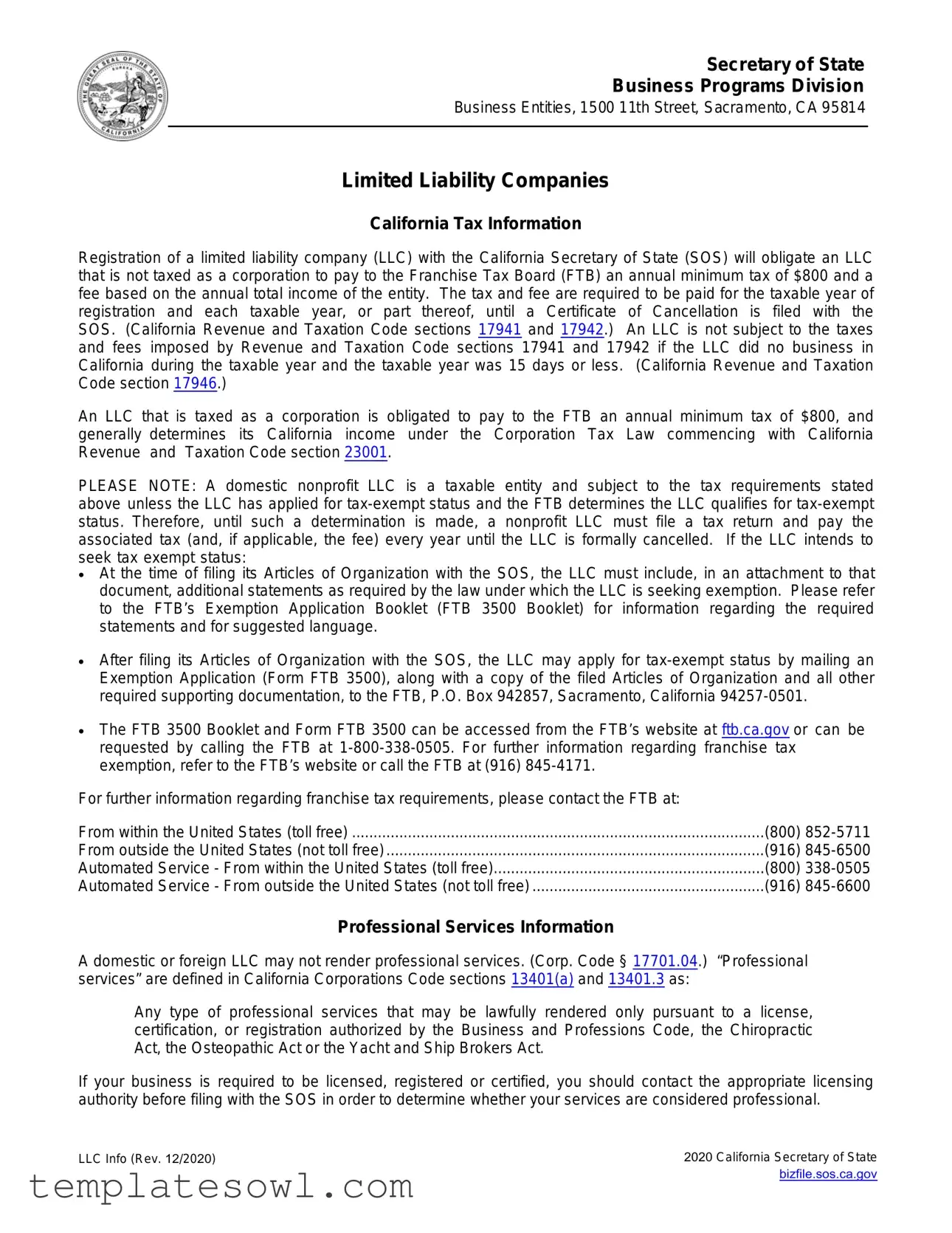 Fill Out Your Llc 1A Form