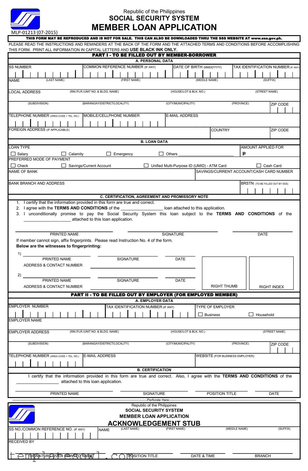 Fill Out Your Mlp 01213 Form