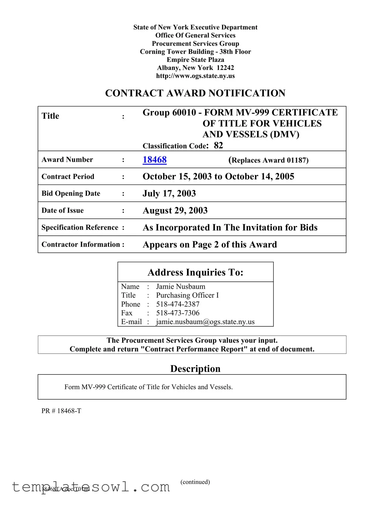 Fill Out Your Mv 999 Form