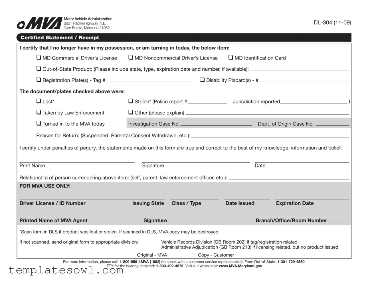 Fill Out Your Mva Dl 202 Form