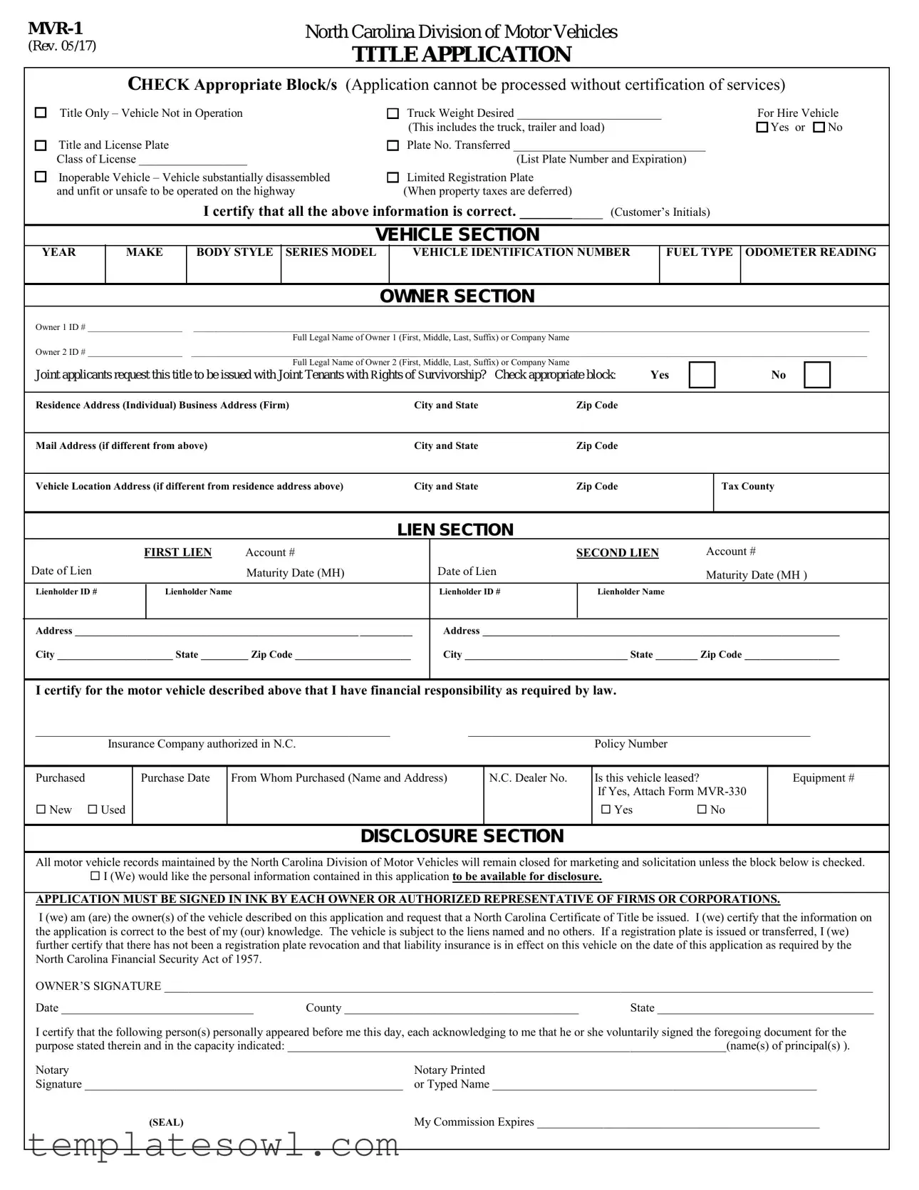 Fill Out Your Mvr 1 Form