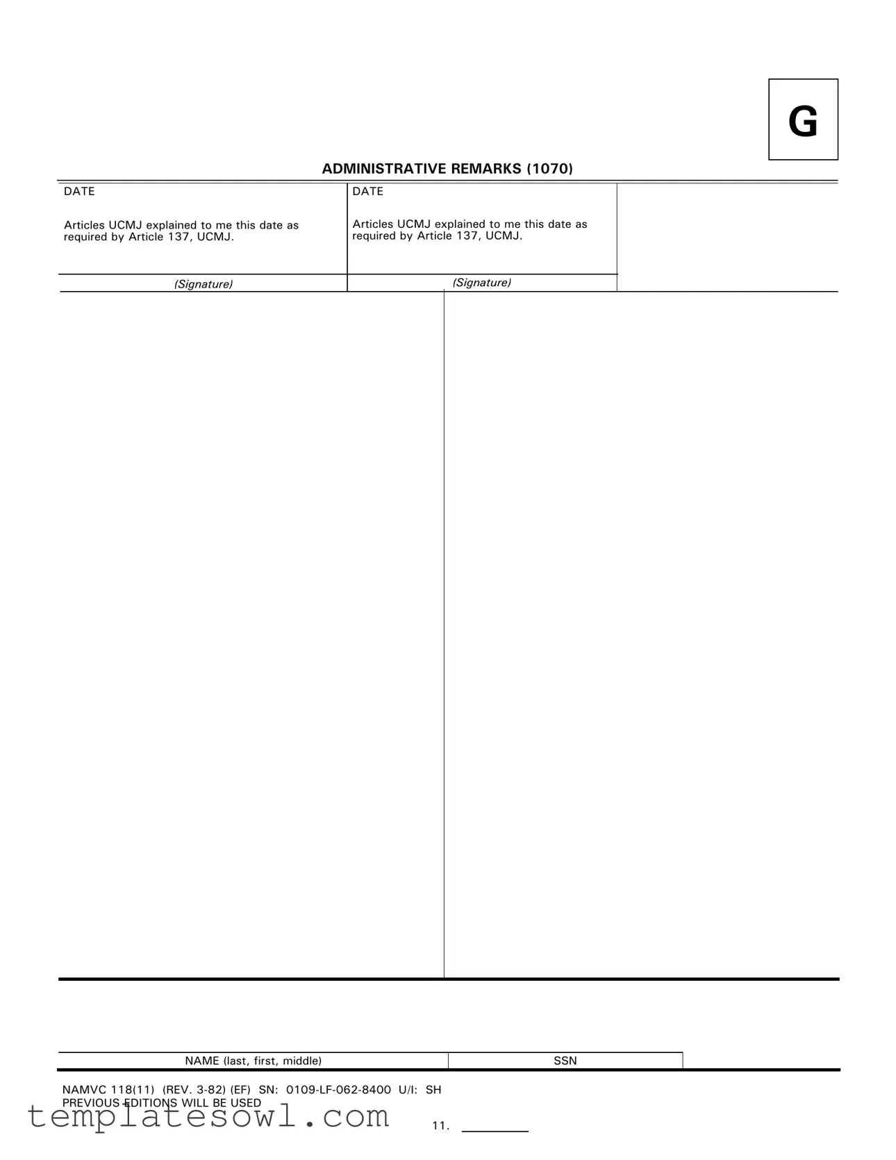 Fill Out Your Navmc 118 11 Form
