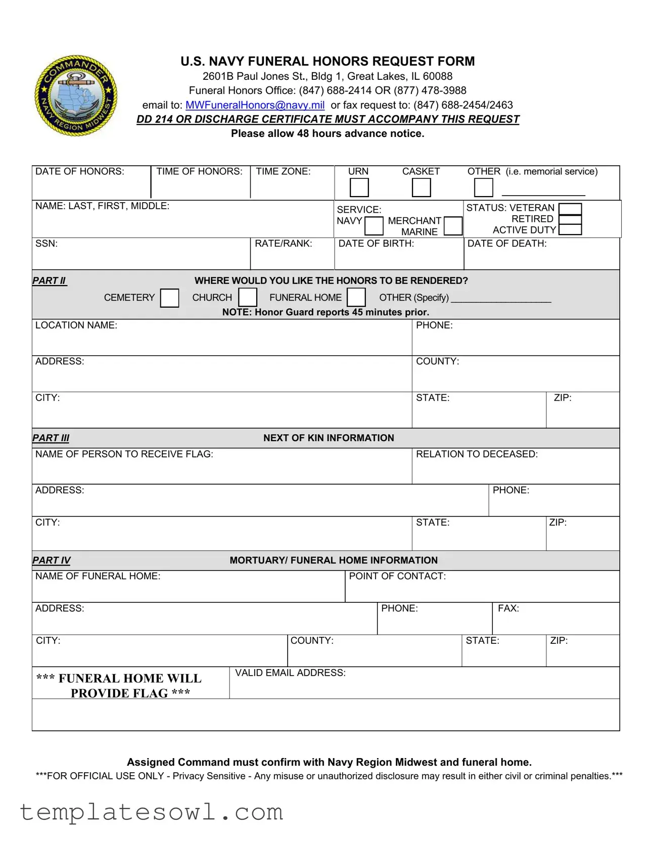 Fill Out Your Navy Form