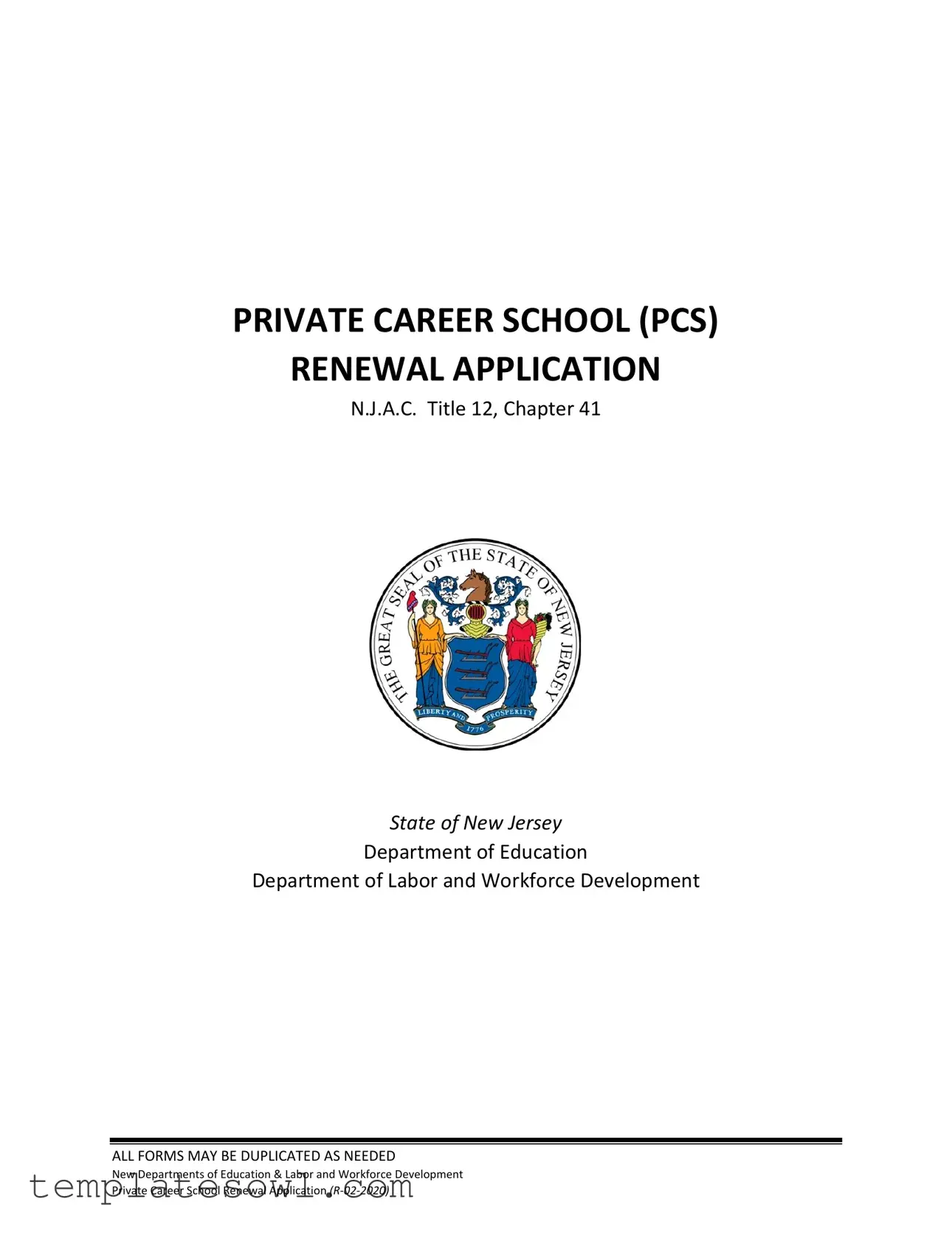 Fill Out Your Nj School Application Form