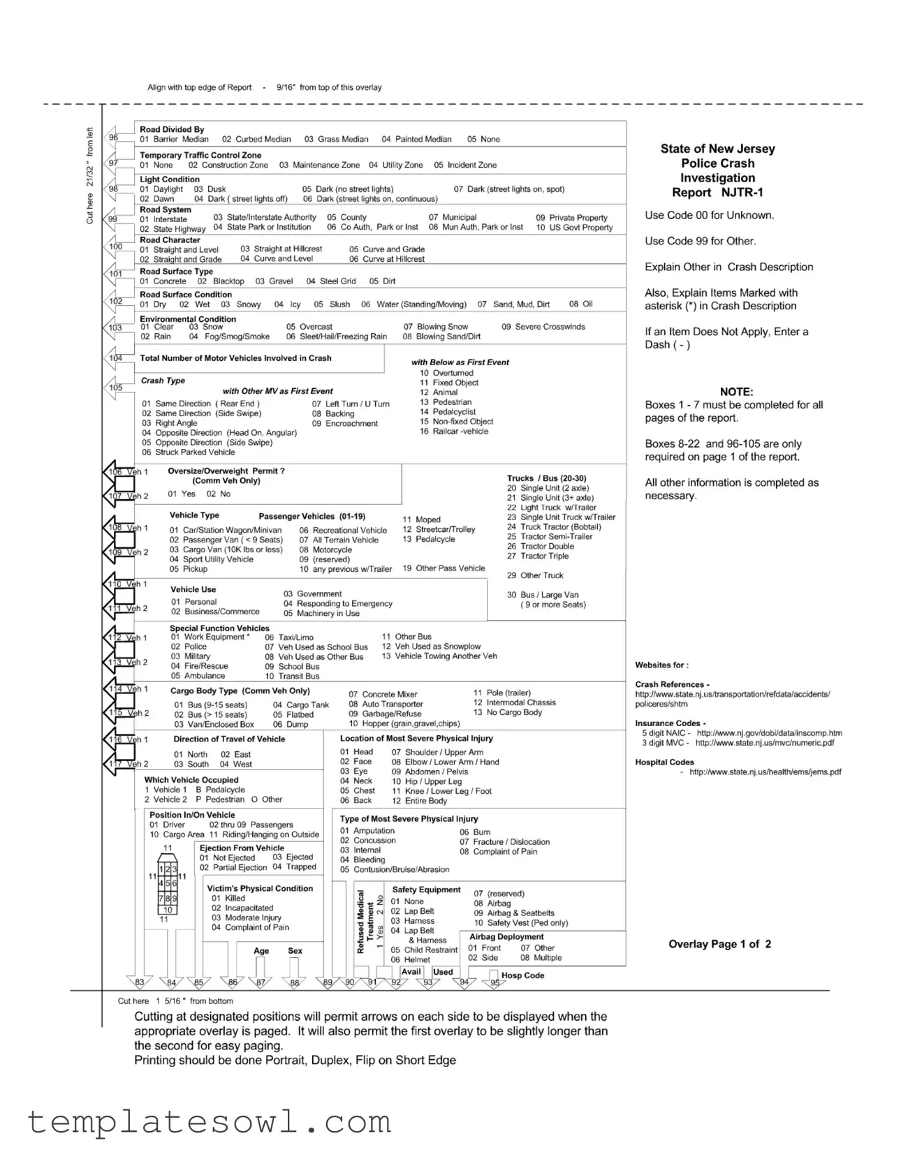 Fill Out Your Njtr 1 Form