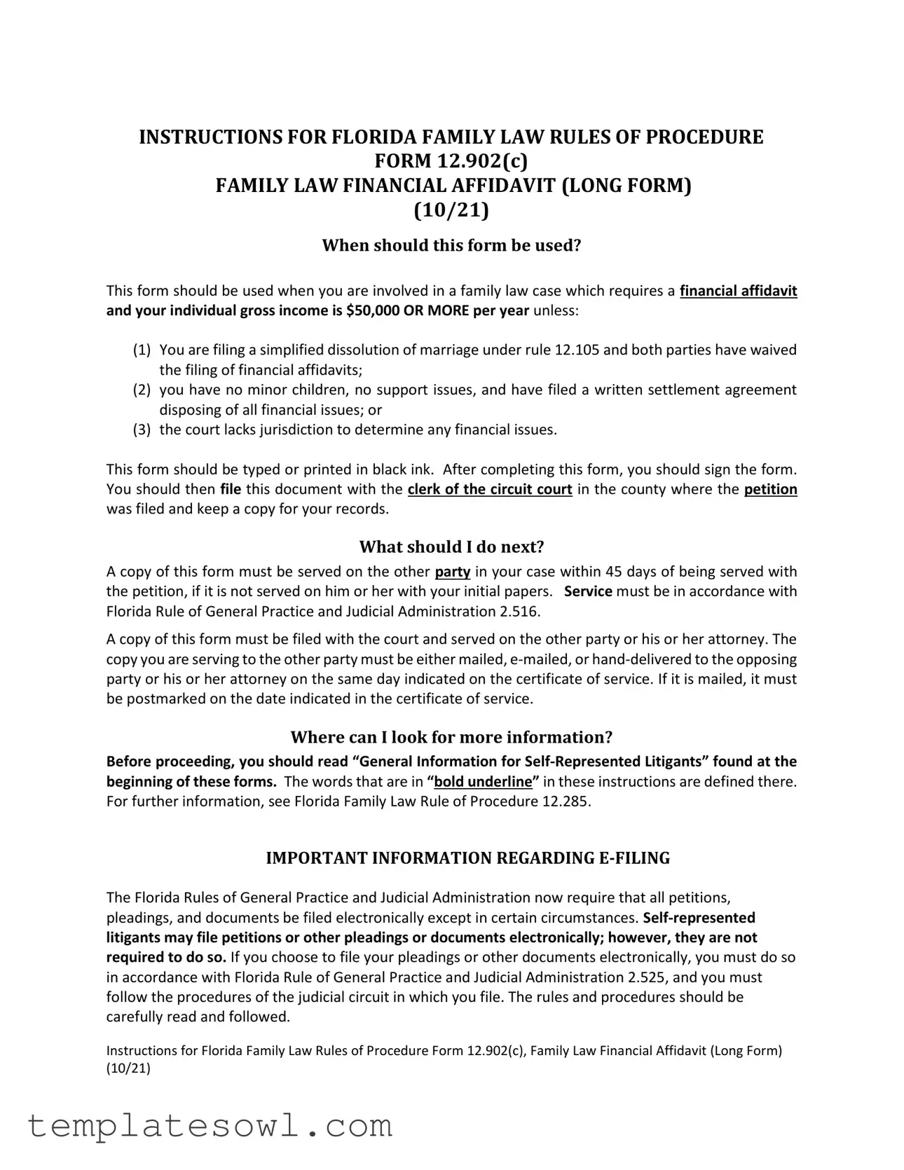 Fill Out Your Notice Florida Form