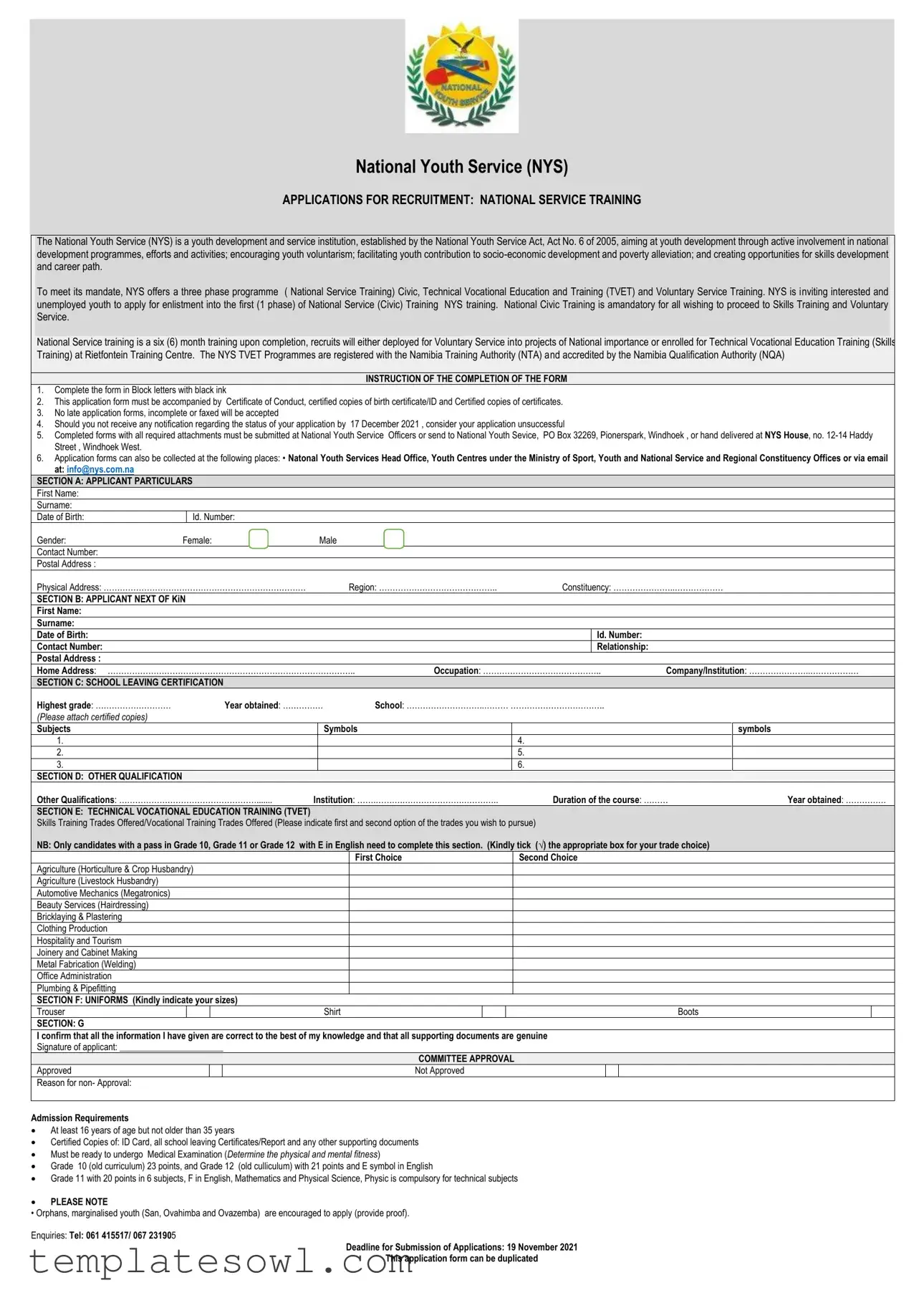 Fill Out Your Nys Application Form
