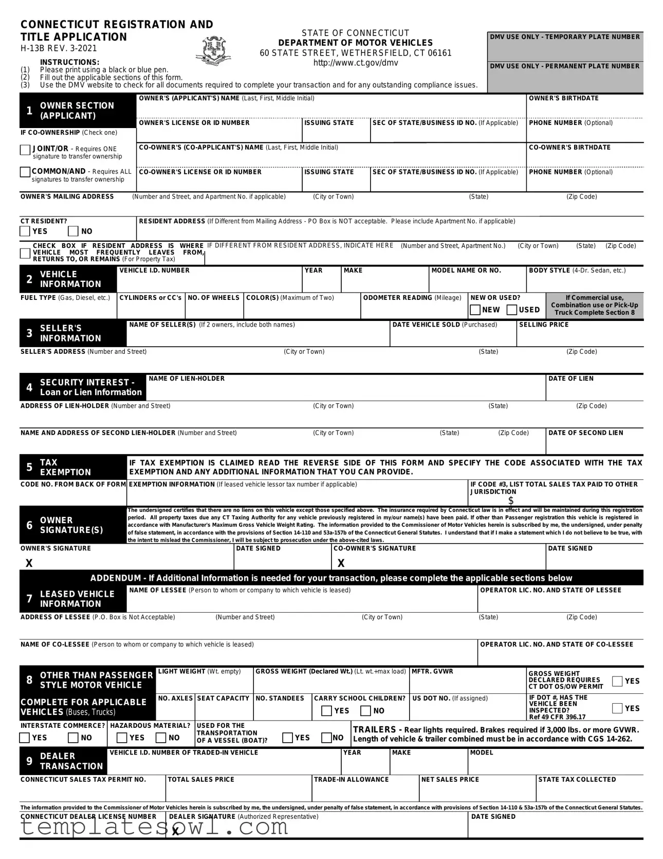 Fill Out Your Official Registration Form