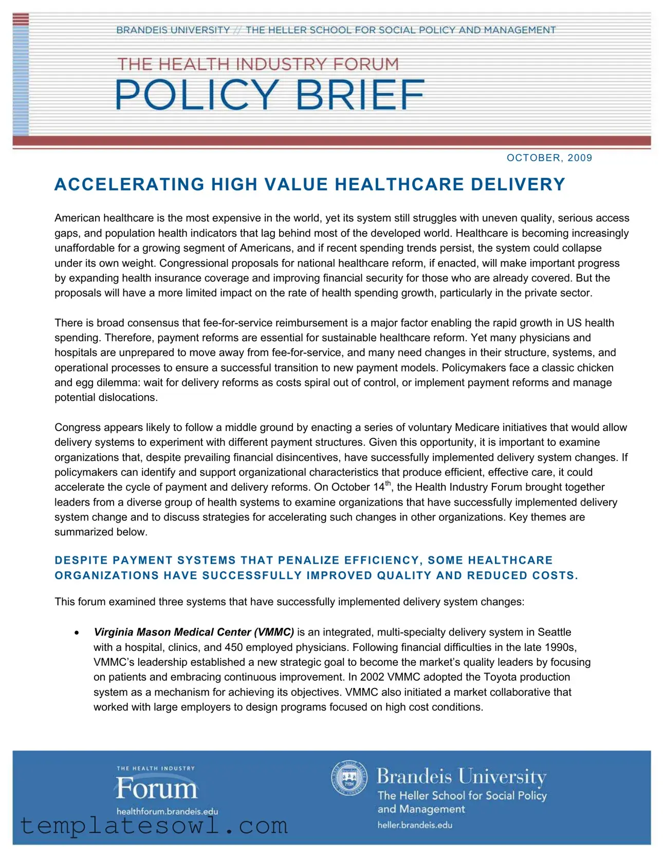 Fill Out Your Policy Briefing Form