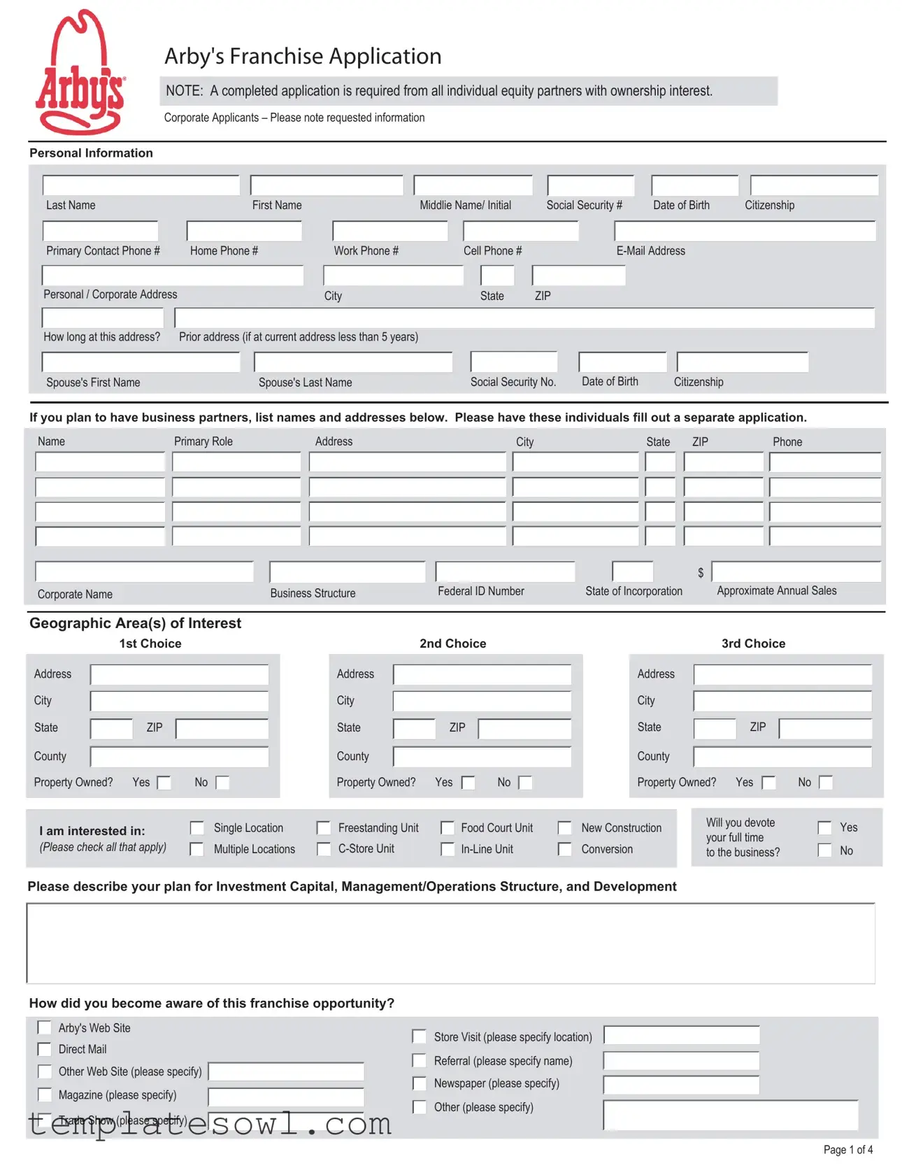 Fill Out Your Print Out Applications Form