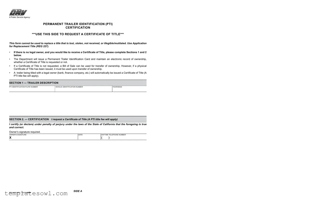 Fill Out Your Pti Certification Form