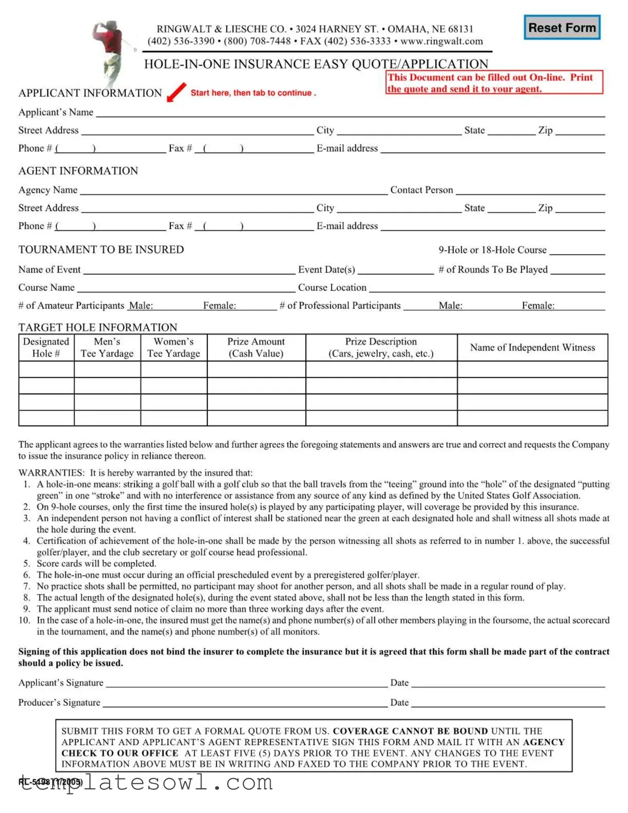 Fill Out Your Rl 5198 Form