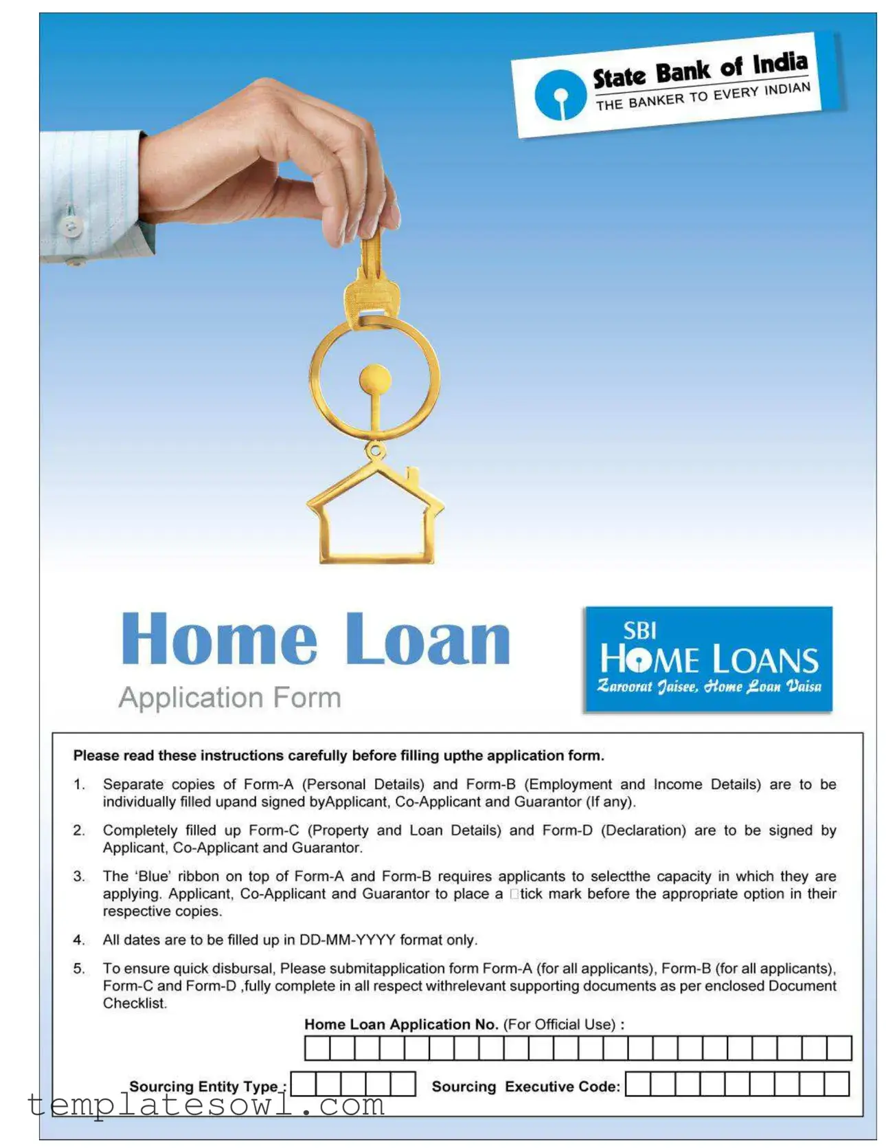 Fill Out Your Sbi Home Loan Application Form