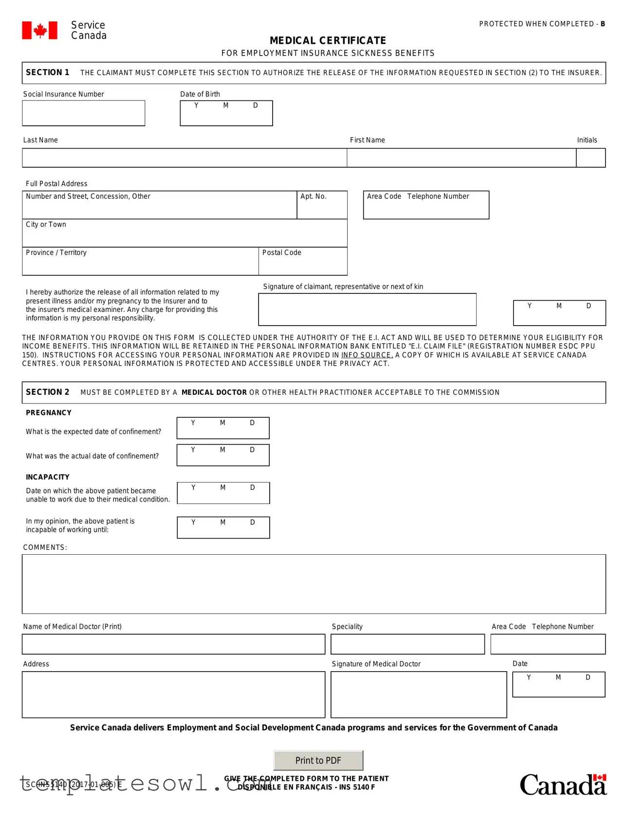 Fill Out Your Sc Ins5140 Form