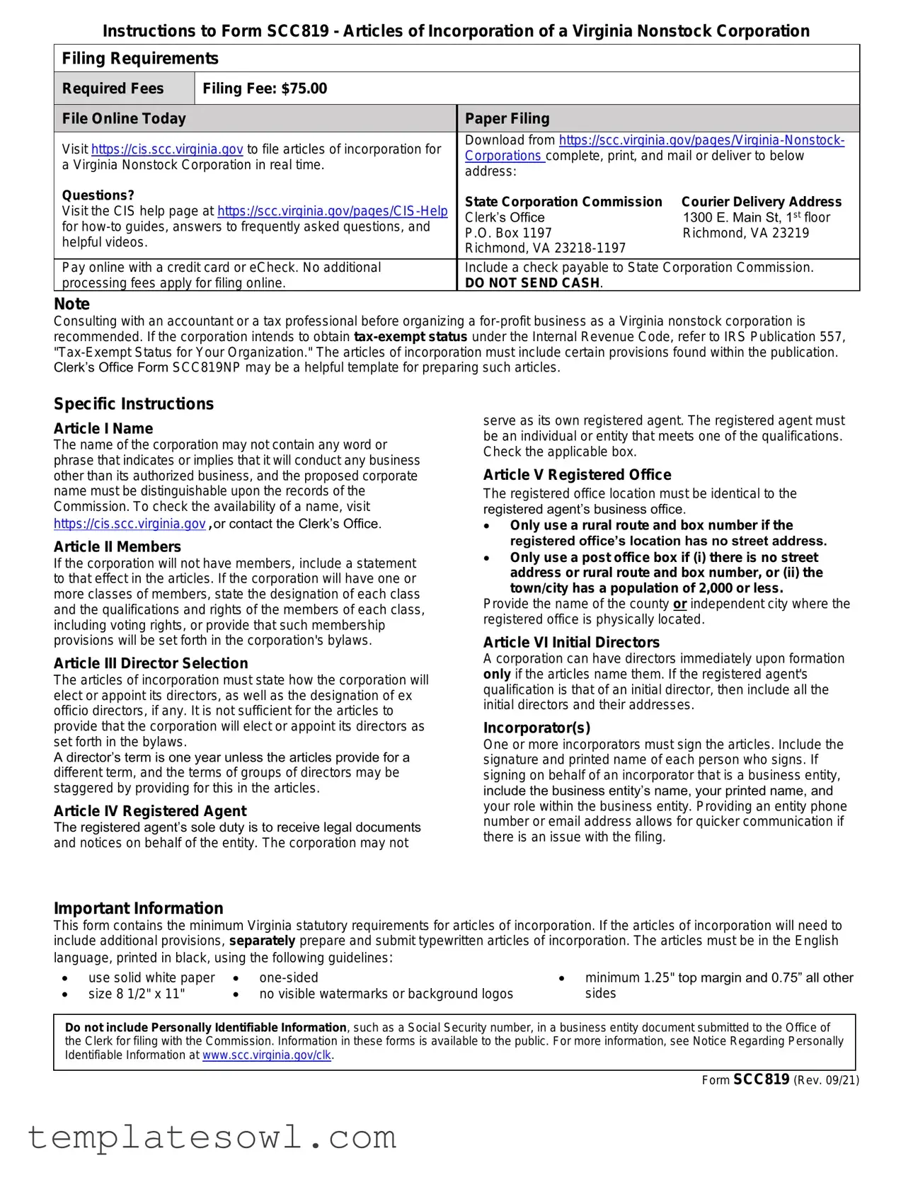 Fill Out Your Scc819 Form