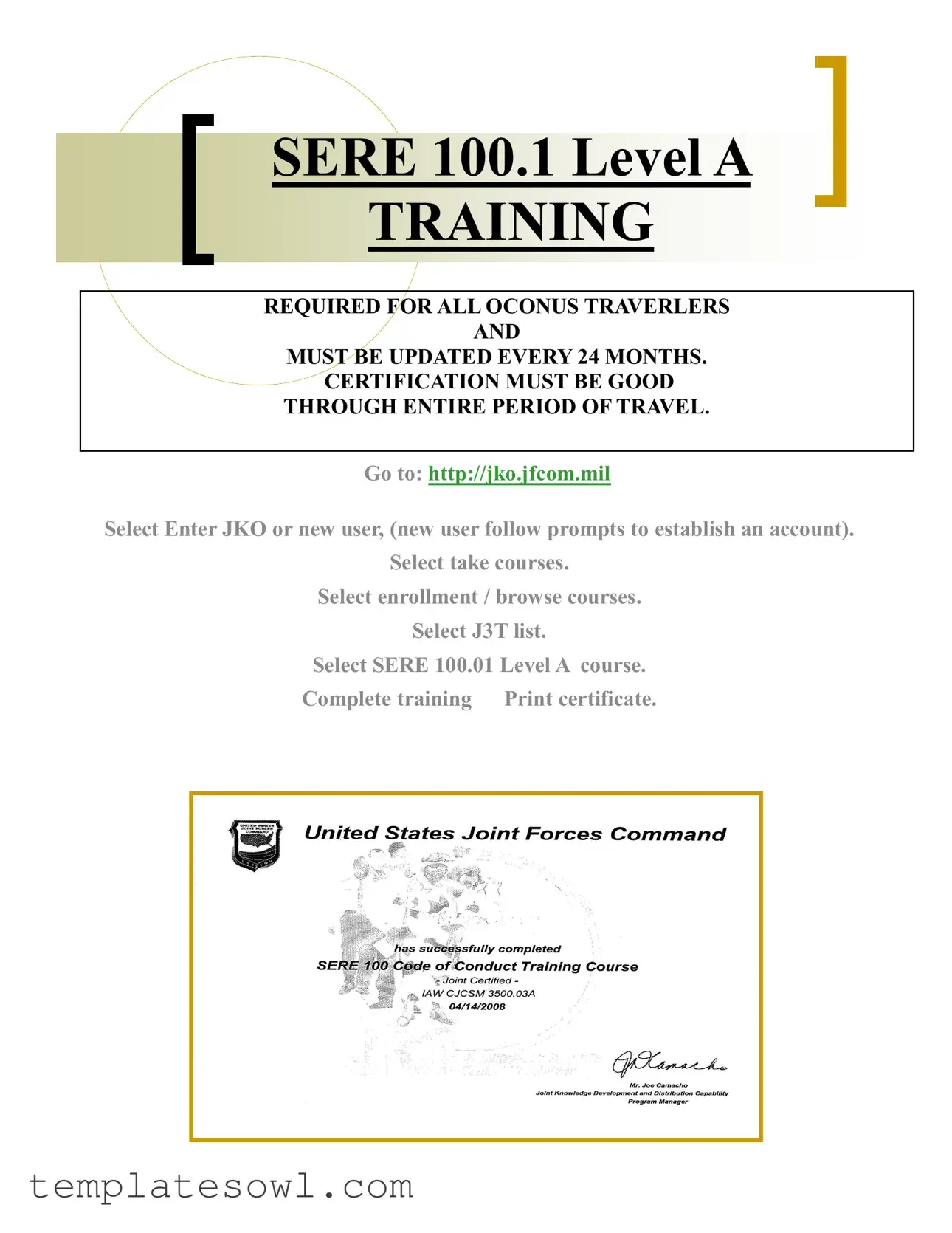 Fill Out Your Sere 100 Form