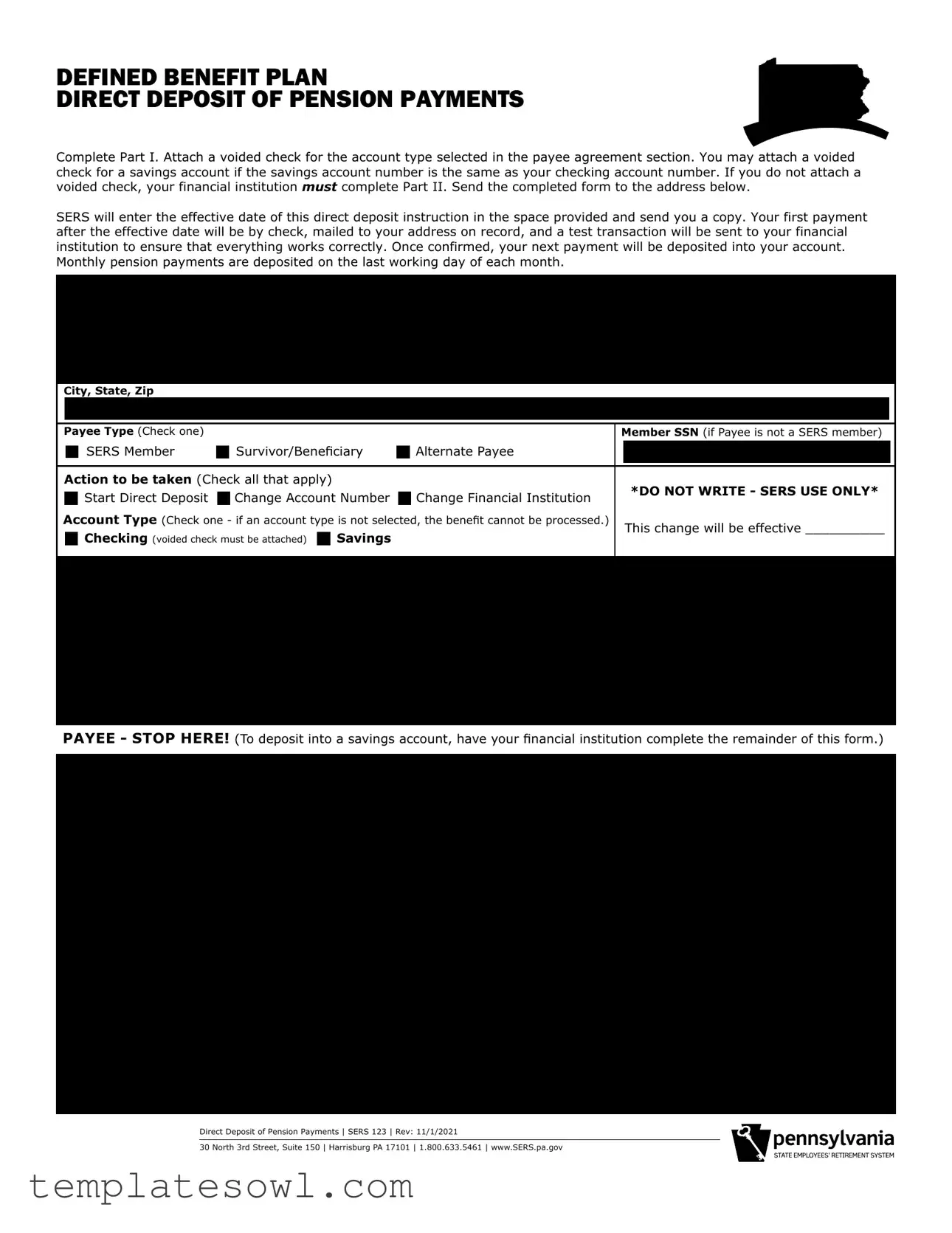 Fill Out Your Sers 123 Form