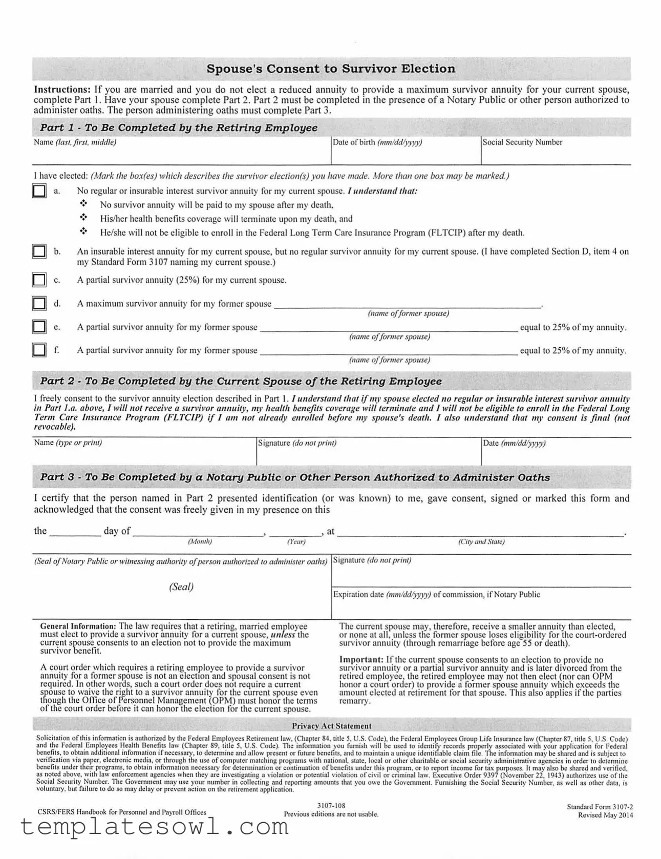 Fill Out Your Sf 3107 2 Form