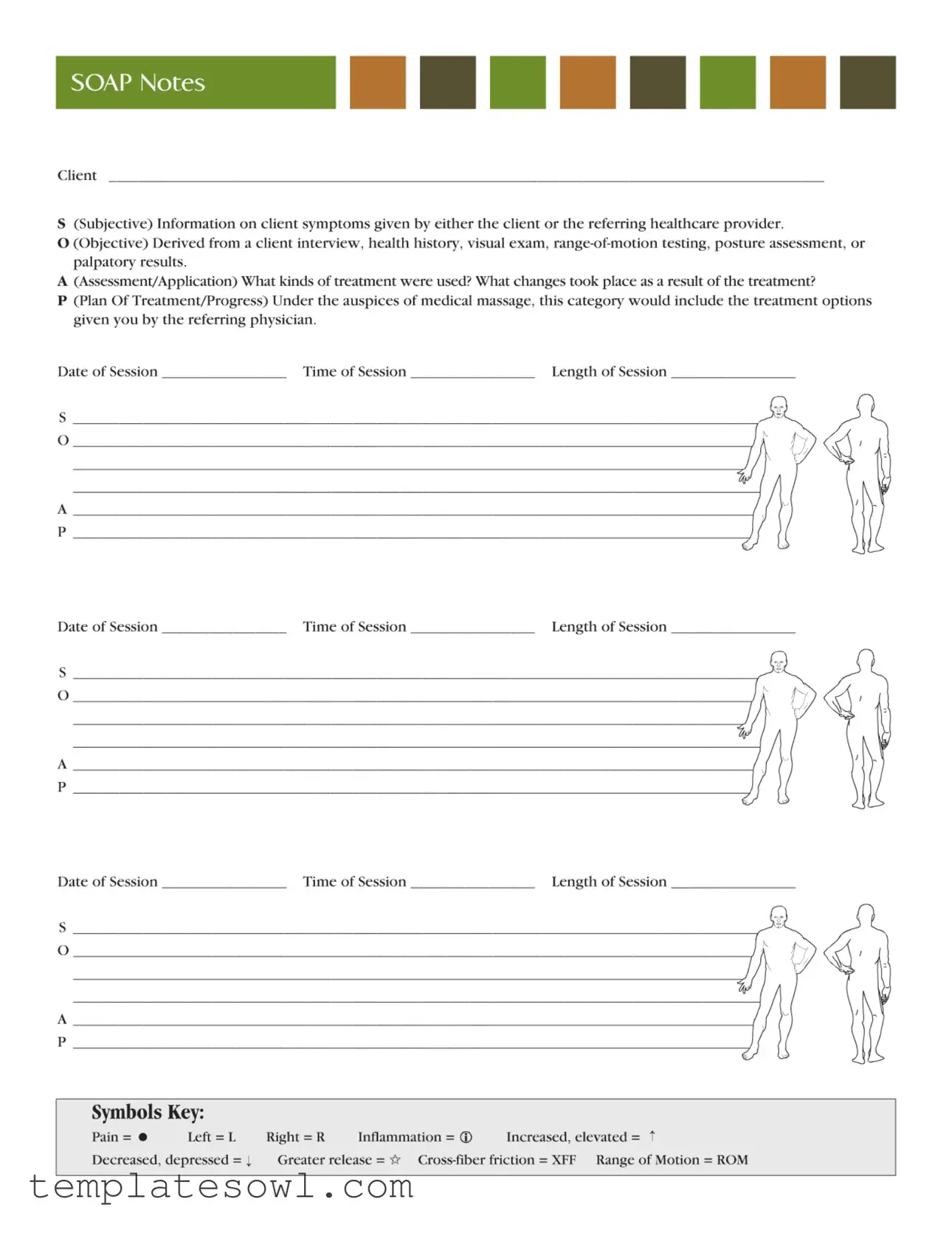 Fill Out Your Soap Medical Massage Form
