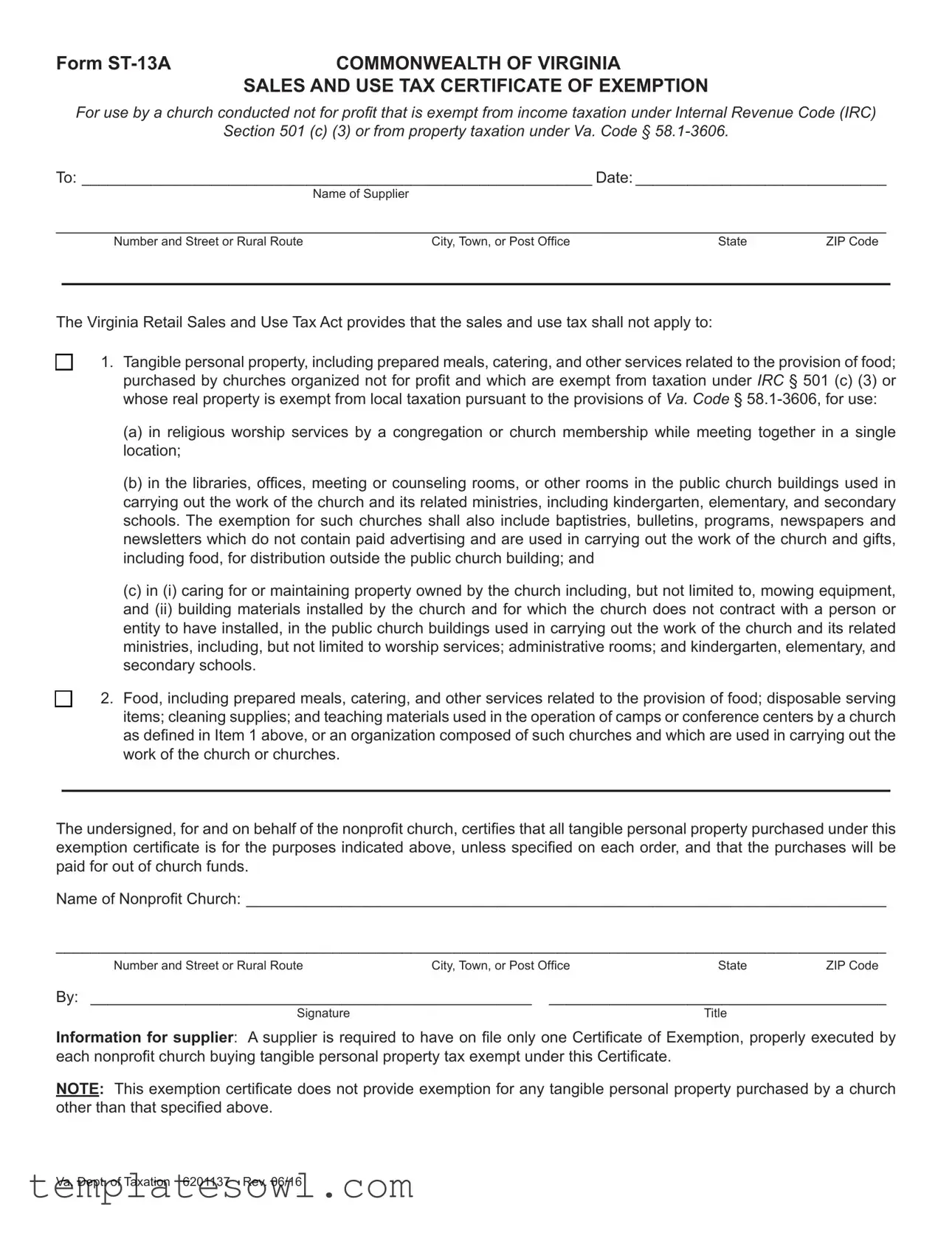 Fill Out Your St 13A Form
