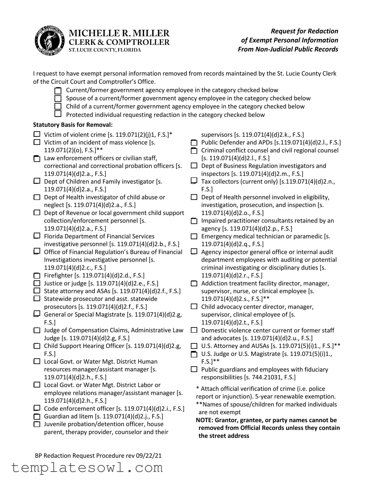 Fill Out Your St Lucie County Clerk Of Court Form