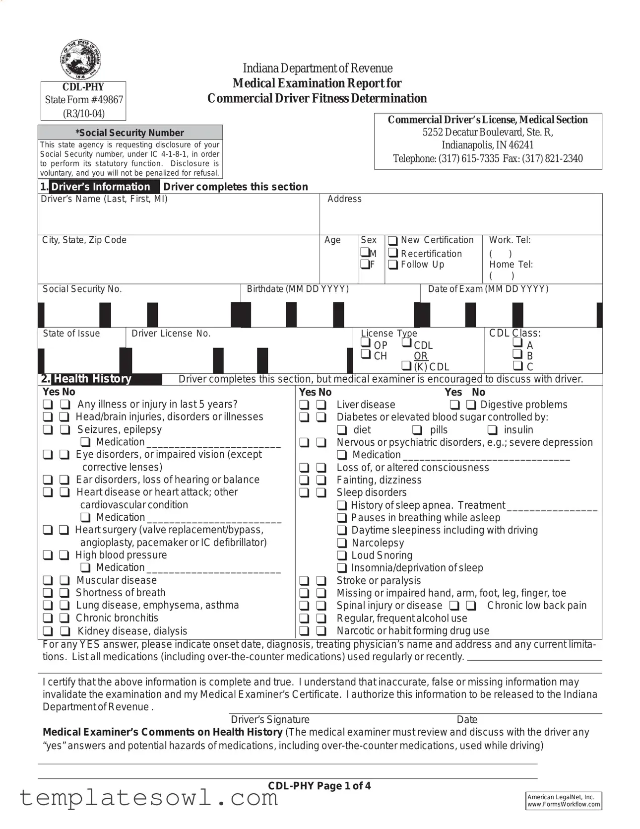 Fill Out Your State 49867 Form
