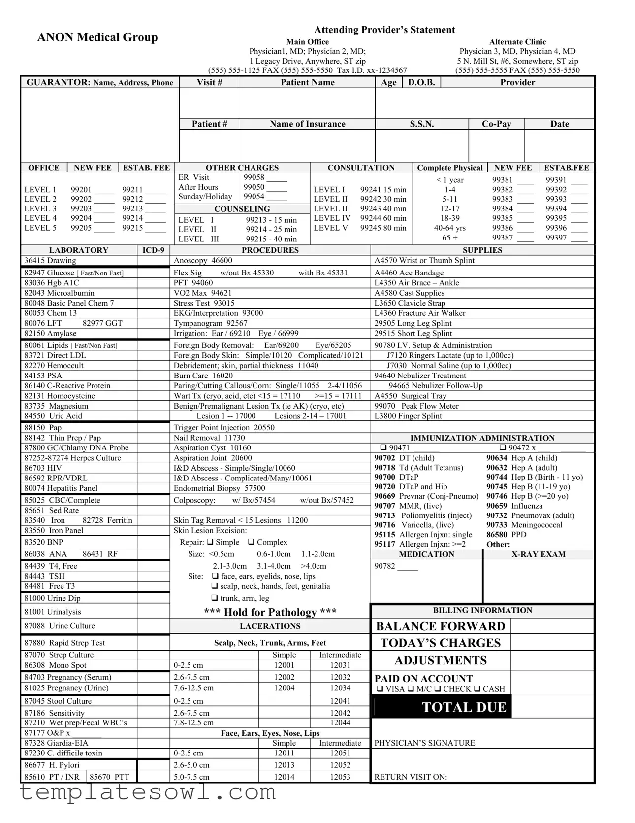 Fill Out Your Superbill For Mental Health Form