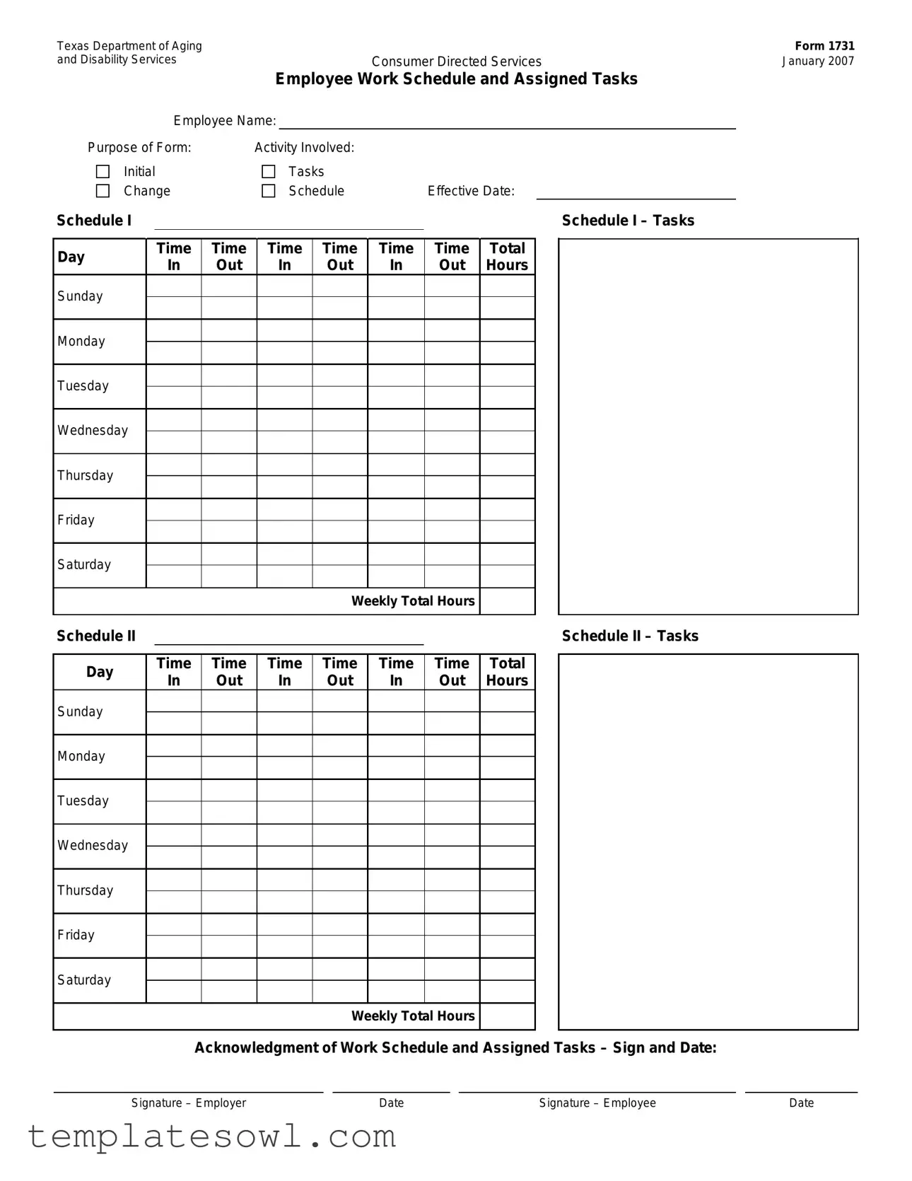 Fill Out Your Texas Department Of Aging And Disability Services Form