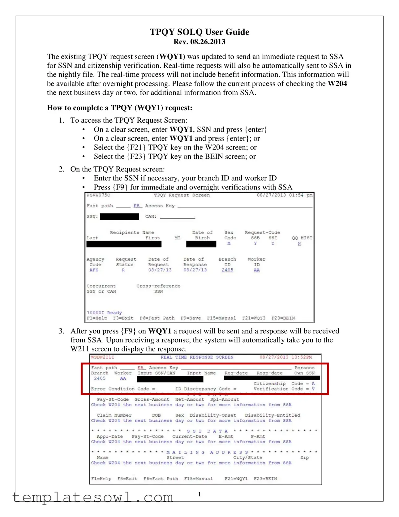 Fill Out Your Tpqy Form