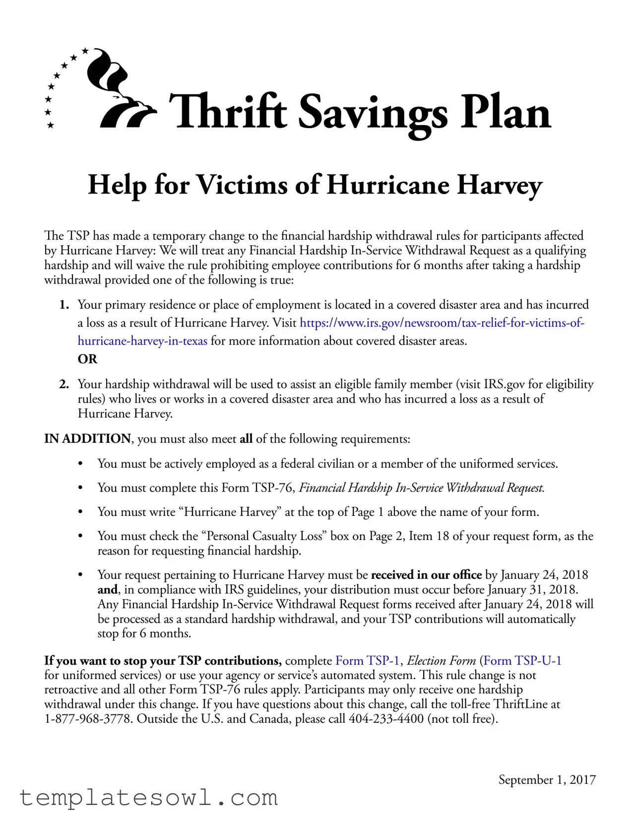 Fill Out Your Tsp 76 Form